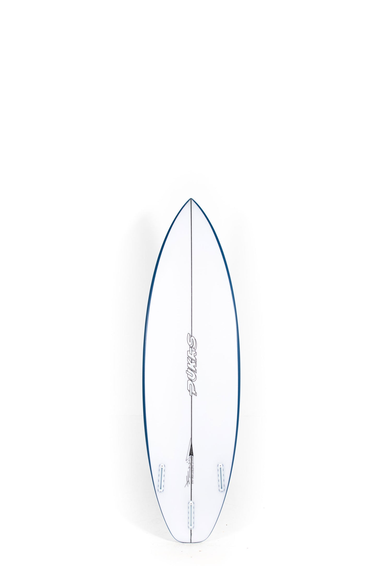 White Pukas Surfboard Beachy Mood size 5'8" at Pukas Surf Shop - 2
