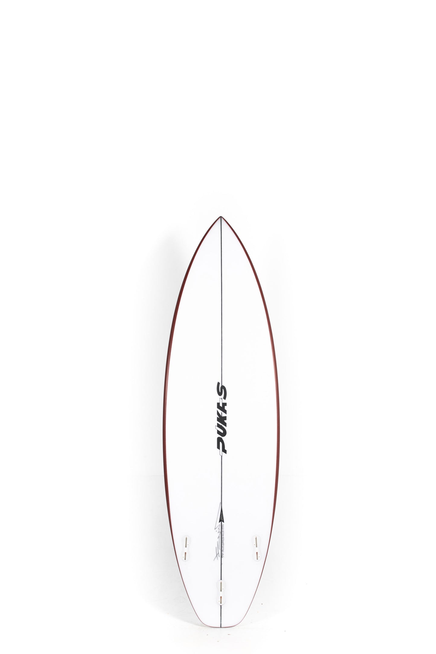 White Pukas Surfboard Beachy Mood size 5'9" at Pukas Surf Shop - 2