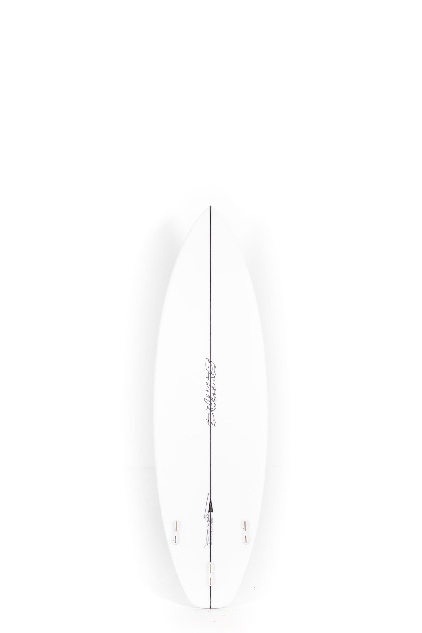 White Pukas Beach Mood Surfboard size 6'0" at Pukas Surf Shop - 2