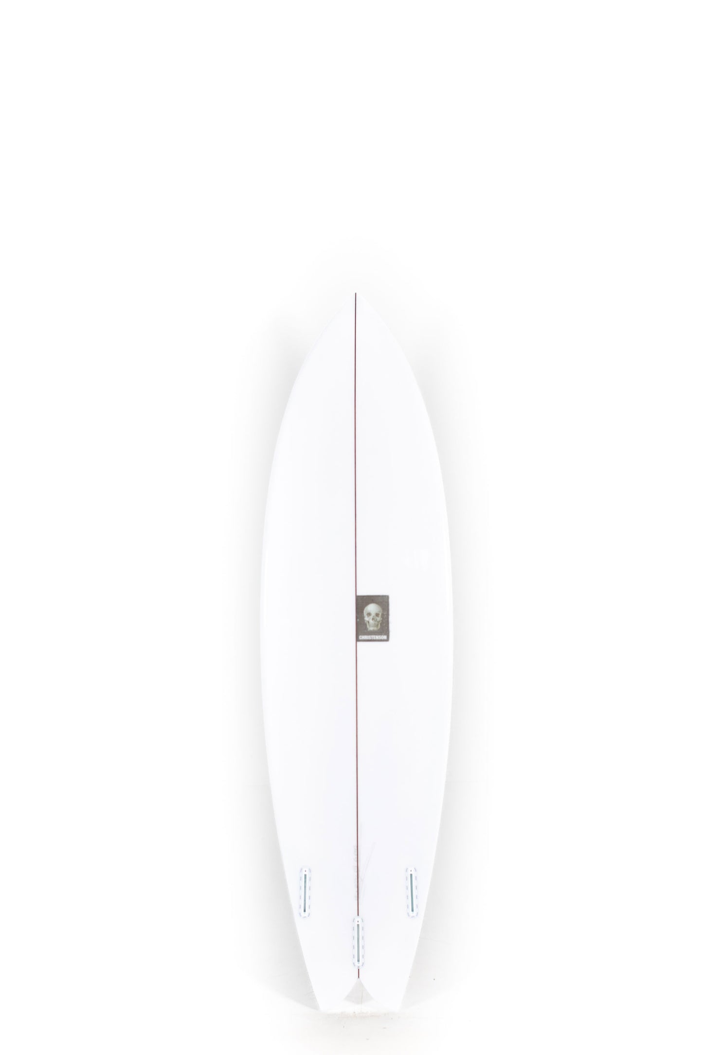 White Christenson Surfboard Nautilus siz 6'8" at Pukas Surf Shop - 2
