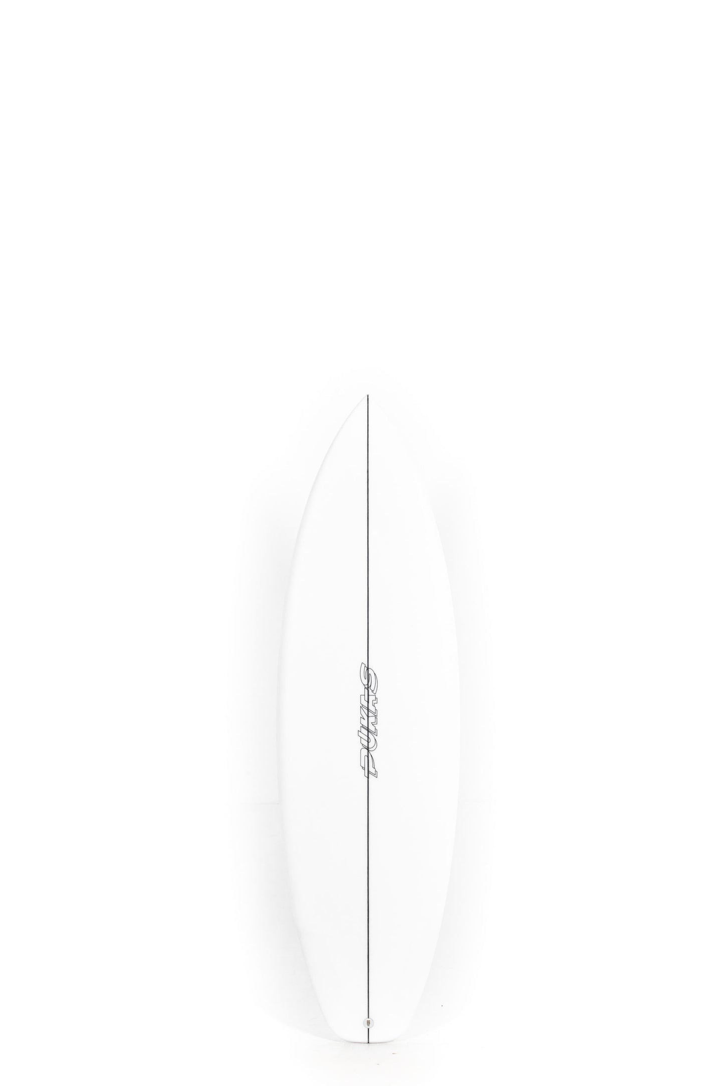 White Pukas Surfboard Easy Mood size 5'7" at Pukas Surf Shop