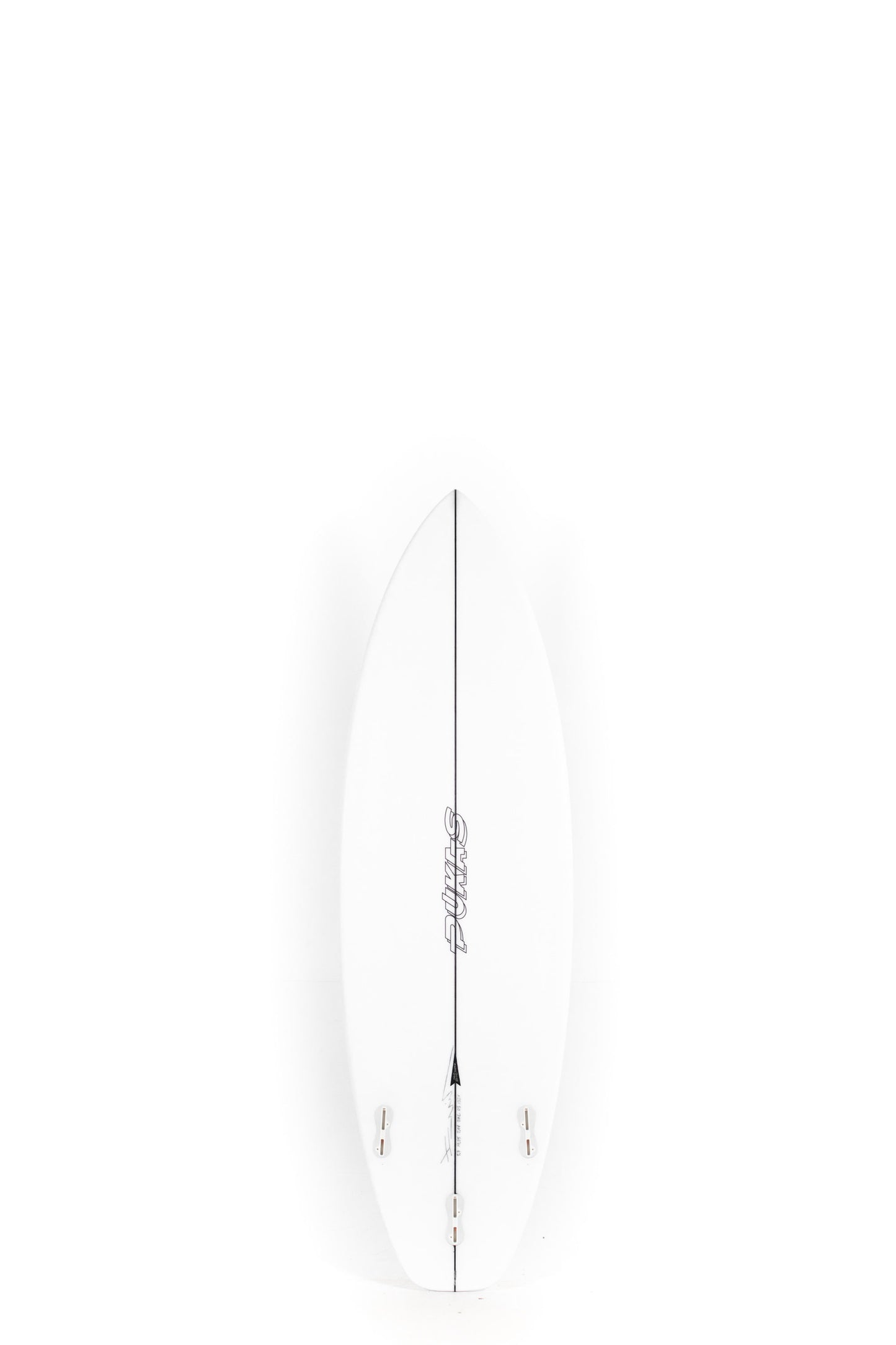 White Pukas Surfboard Easy Mood size 5'7" at Pukas Surf Shop - 2