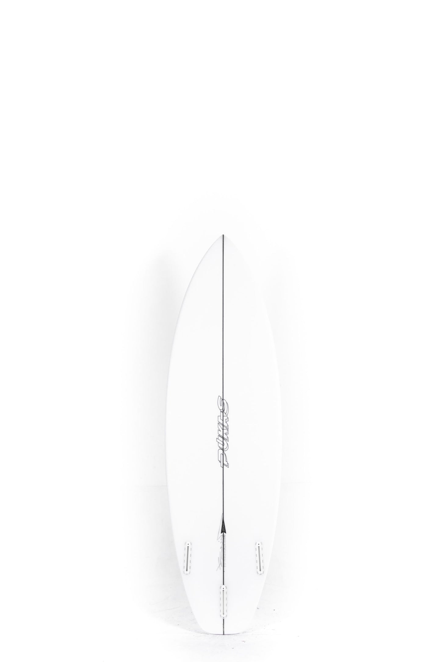 White Pukas Surfboard Easy Mood size 5'8" at Pukas Surf Shop - 2