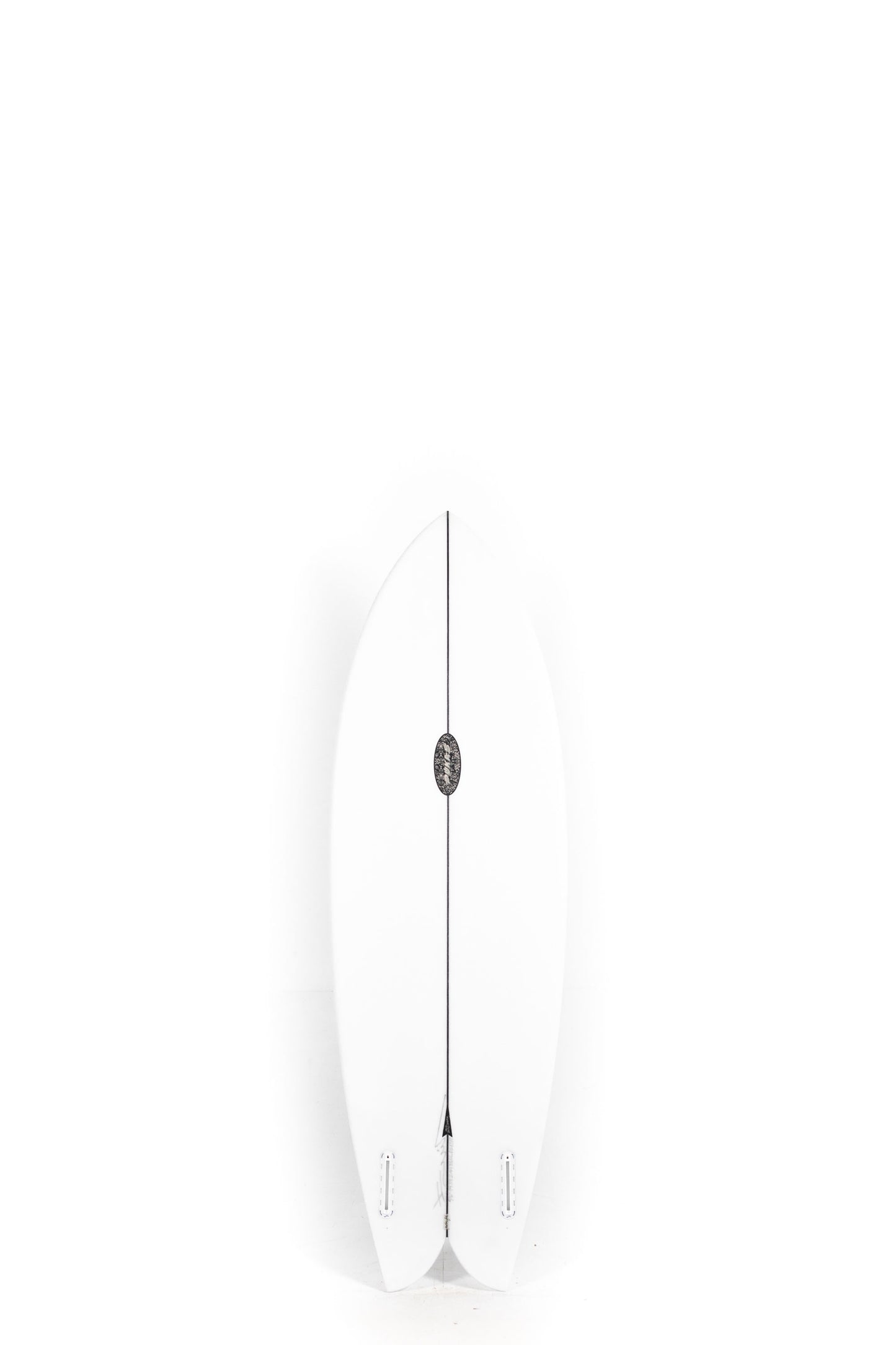 White Pukas Fish Surfboard size 5'6" at Pukas Surf Shop - 2