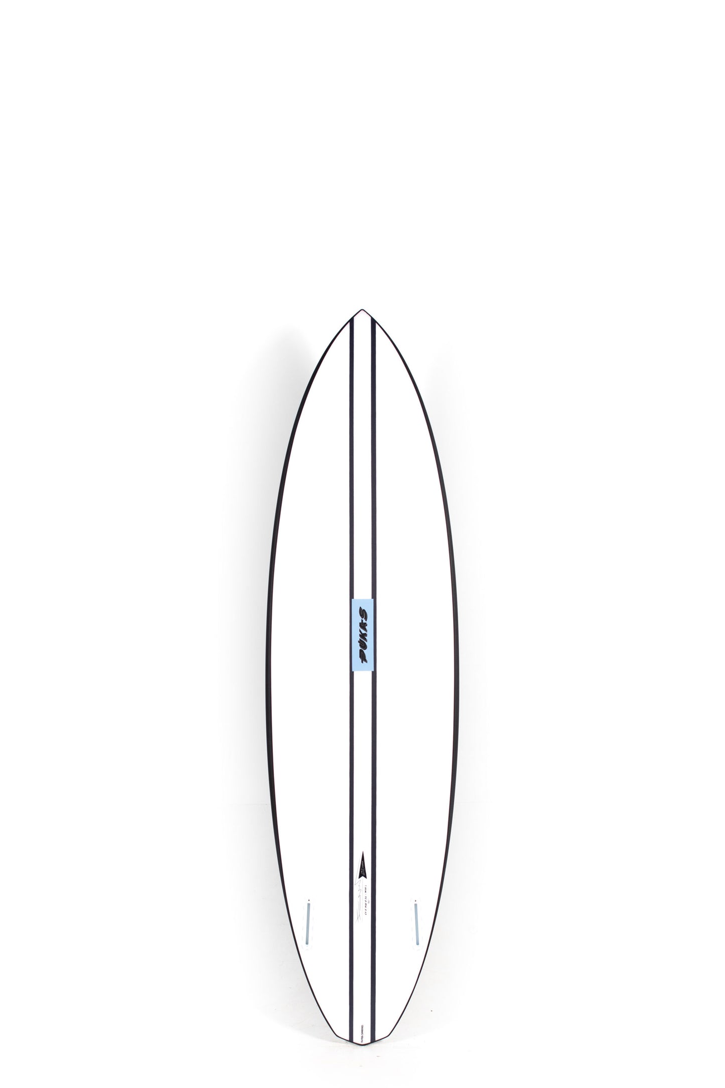 Black Pukas Flying Diamond Surfboard size 6'4" in Inncarbon Technology at Pukas Surf Shop - 2