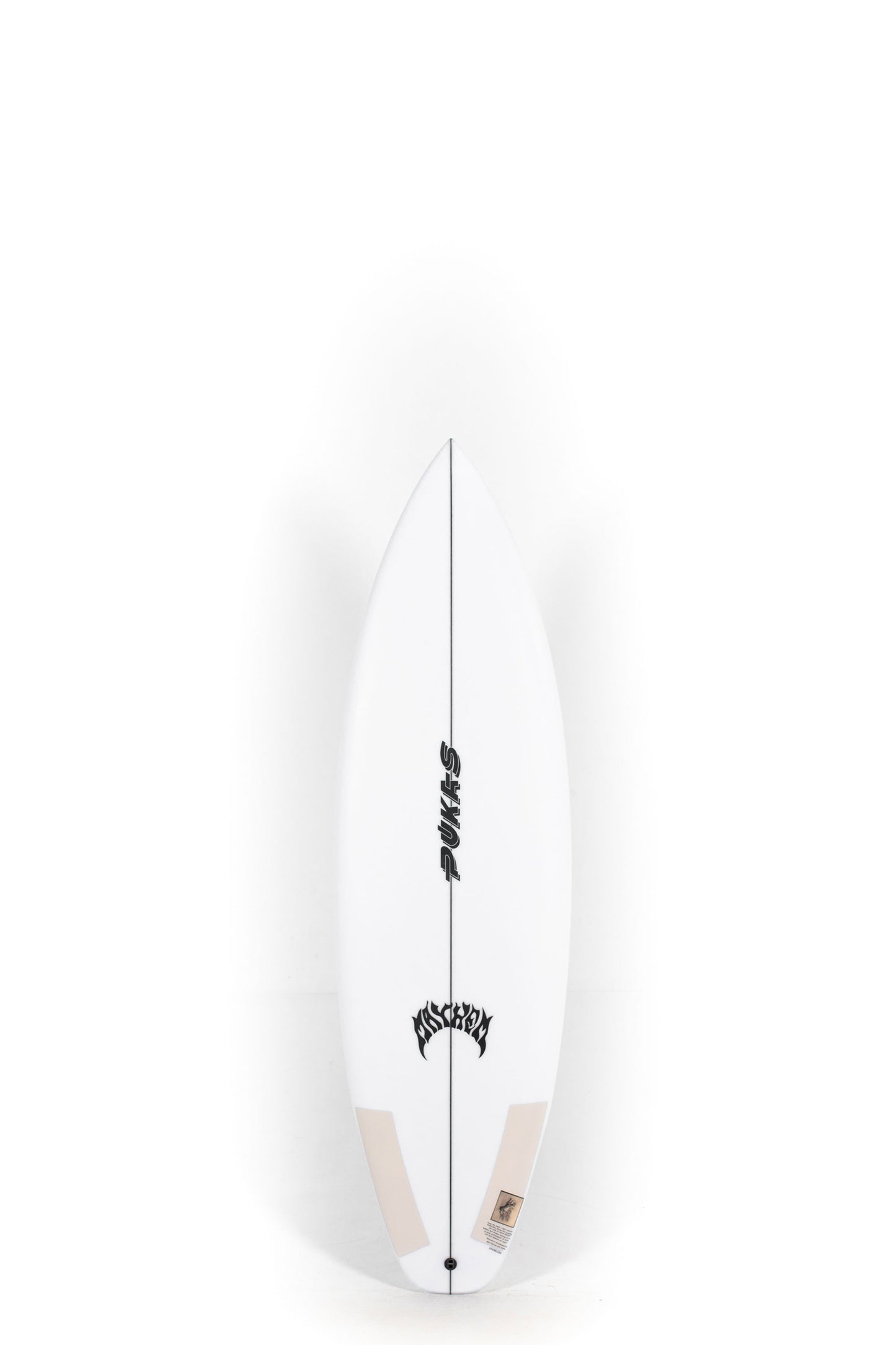 White Pukas Surfboard Hyperlink size 5'11" at Pukas Surf Shop