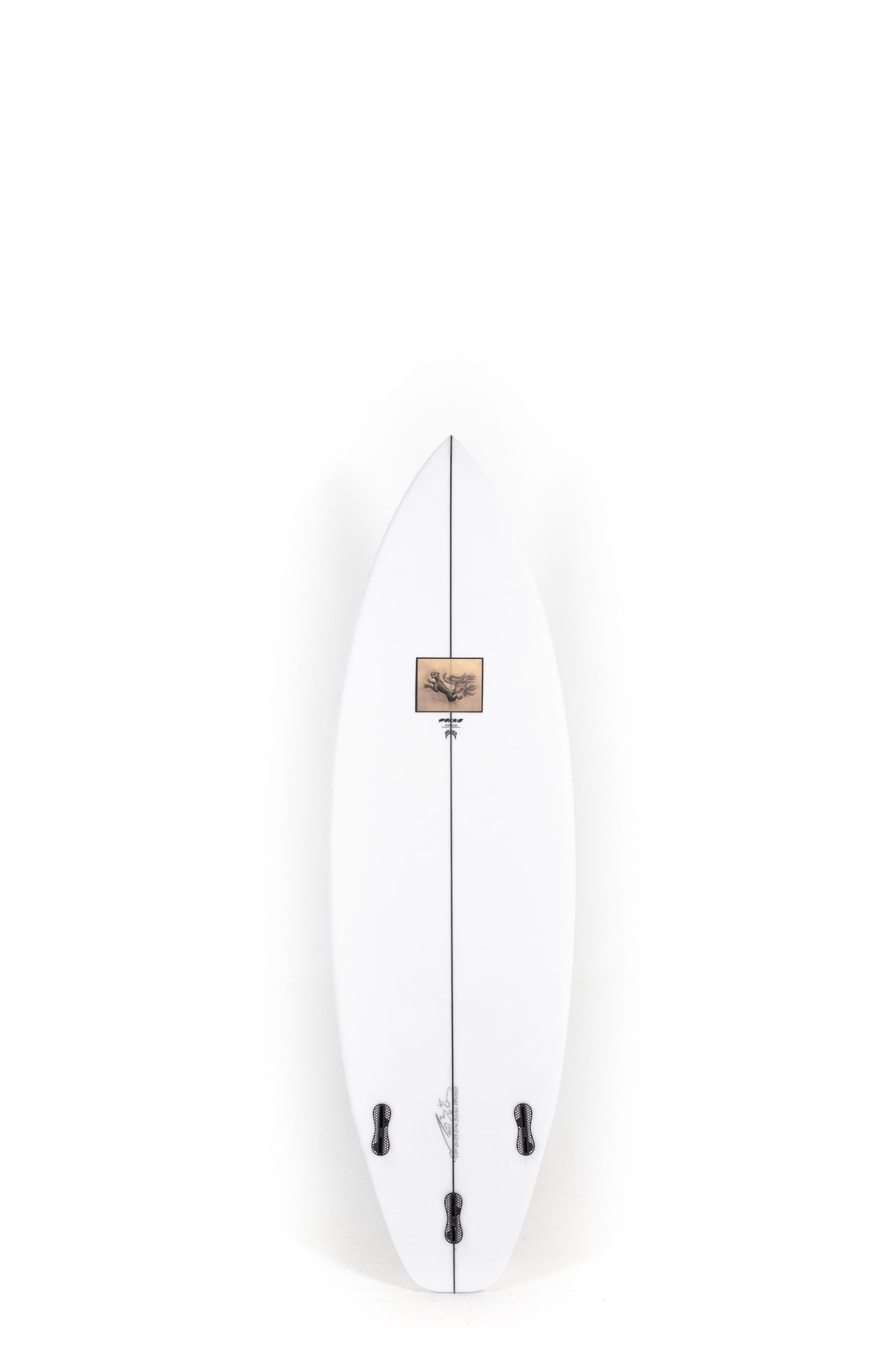 White Pukas Surfboard Hyperlink size 5'11" at Pukas Surf Shop - 2
