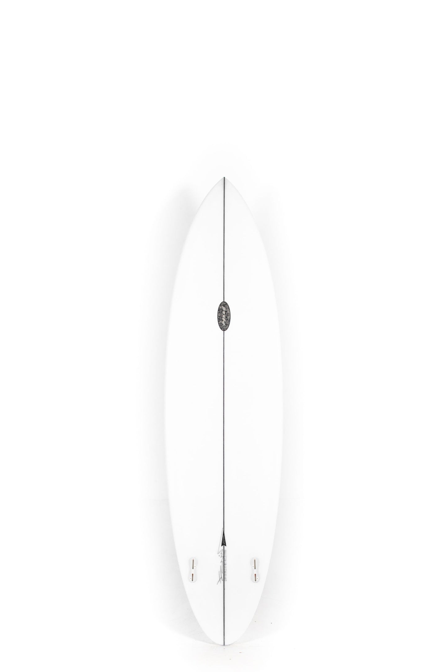 White Pukas Magnetic Surfboard size 6'10" at Pukas Surf Shop - 2