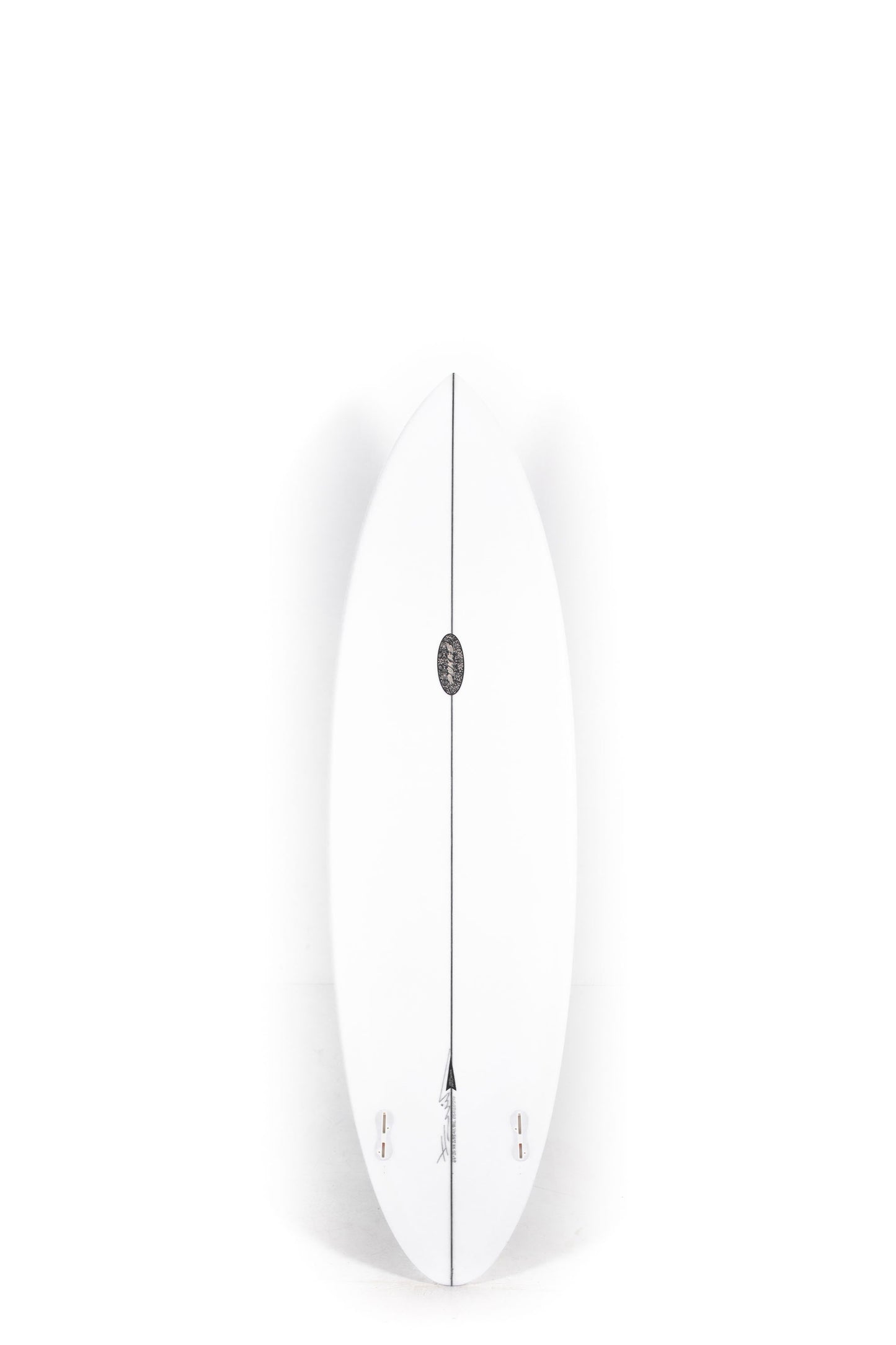 White Pukas Surfboard Magnetic size 6'6" on a white background by Pukas Surf Shop - 2