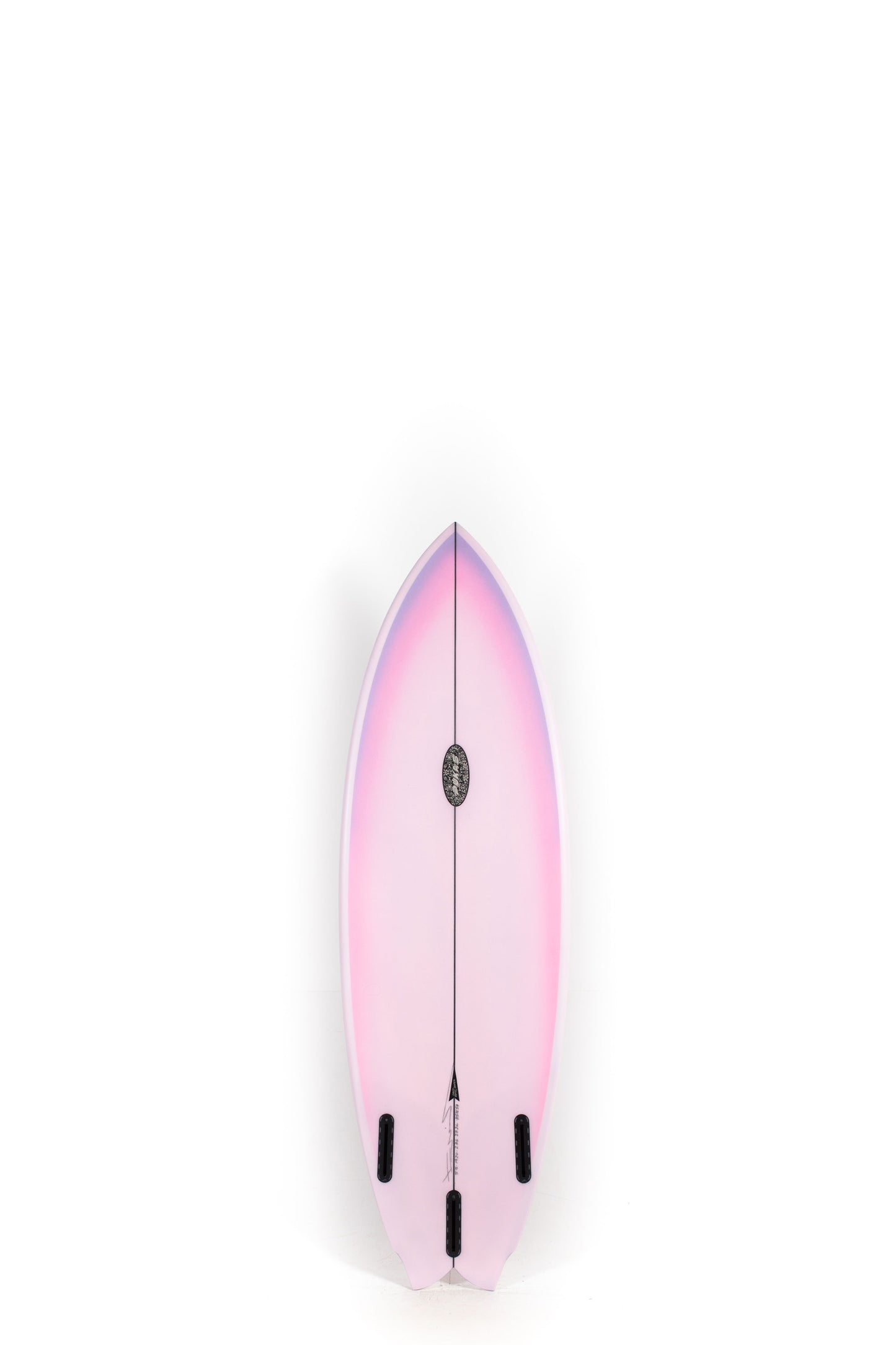 Pink Pukas Surfboard Mustache size 5'5" at Pukas Surf Shop - 2