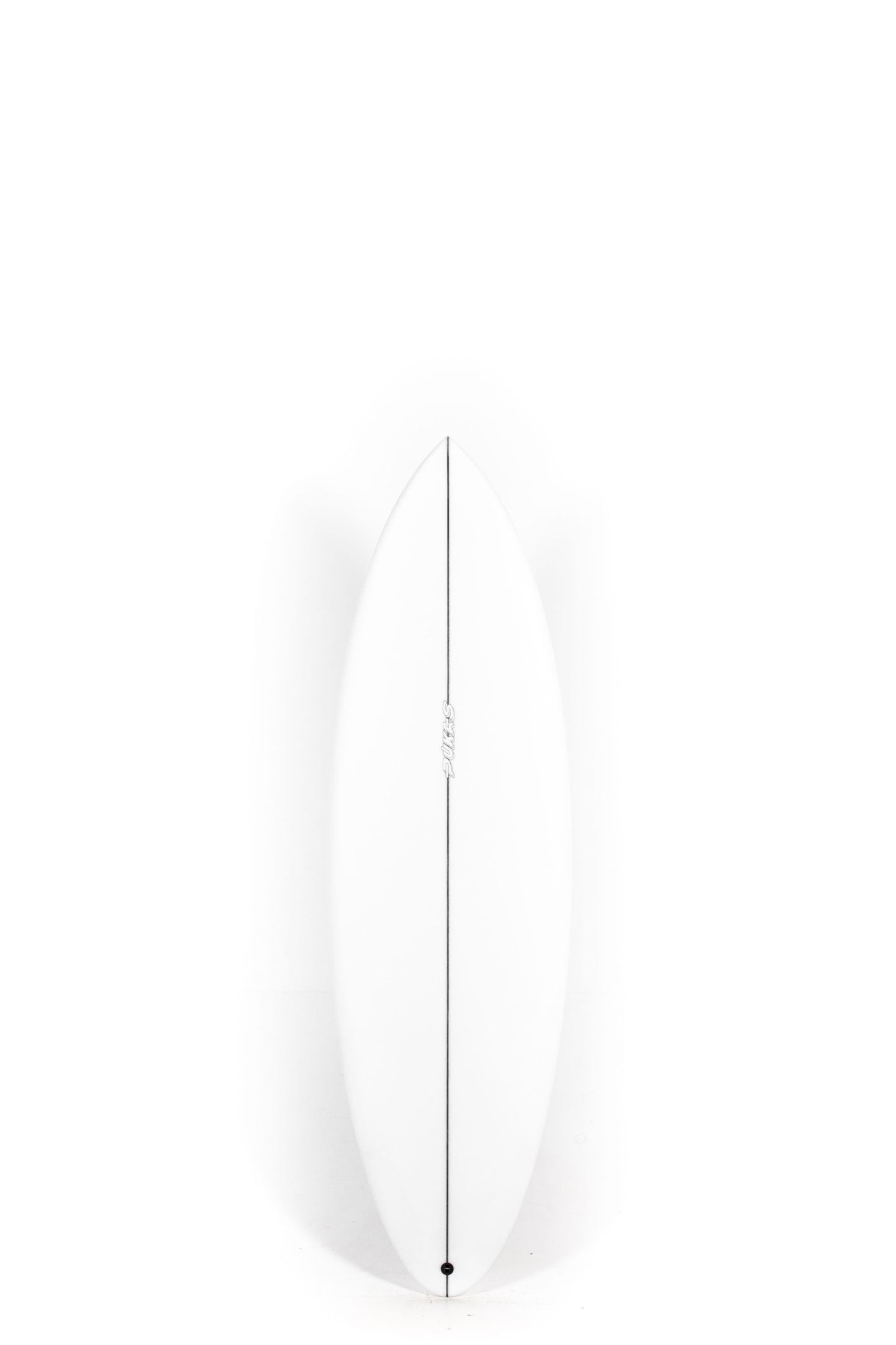 White Pukas Space Oddity Surfboard size 5'10" at Pukas Surf Shop