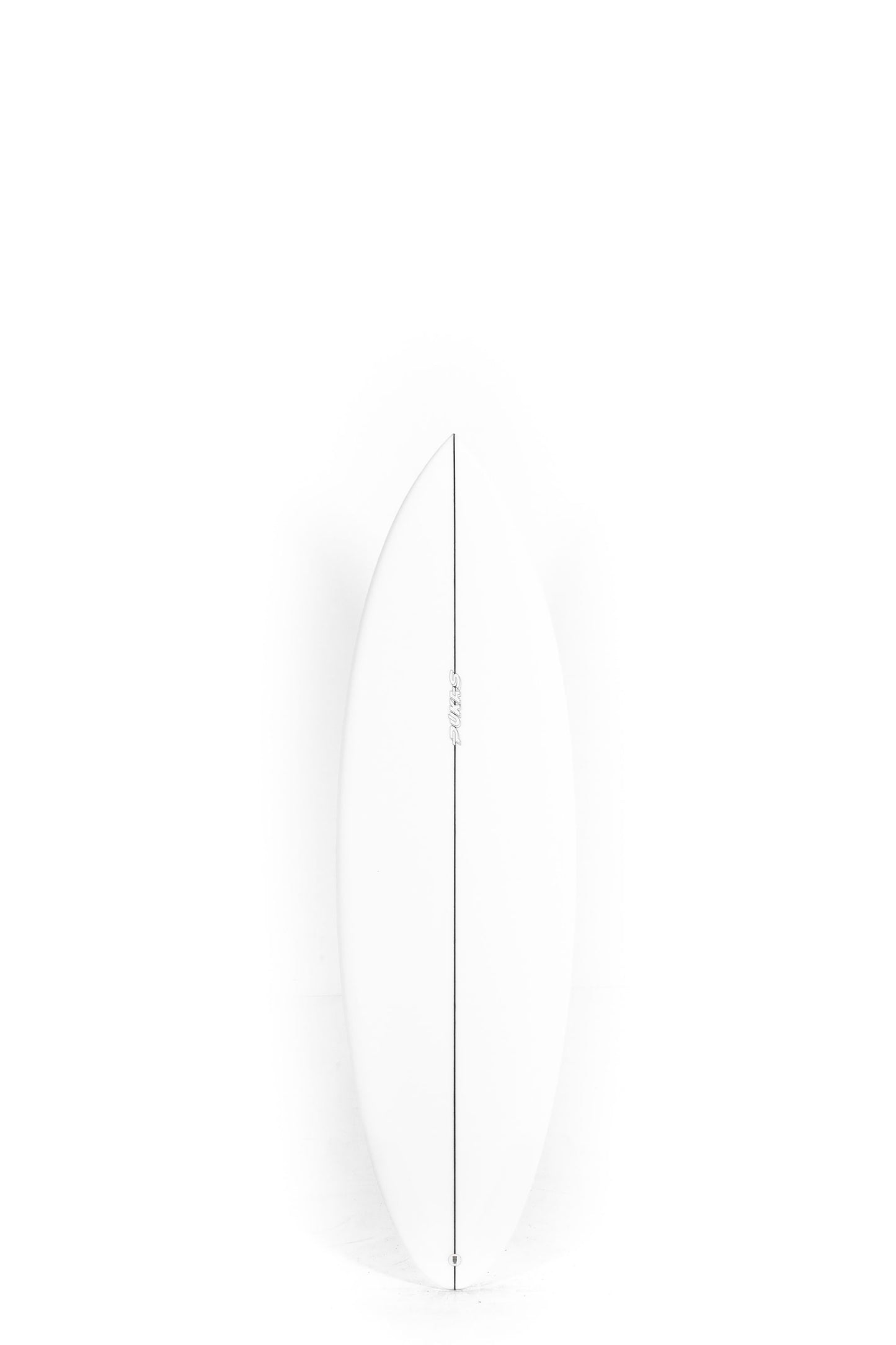 White Pukas Surfboard Space Oddity size 5'11" at Pukas Surf Shop