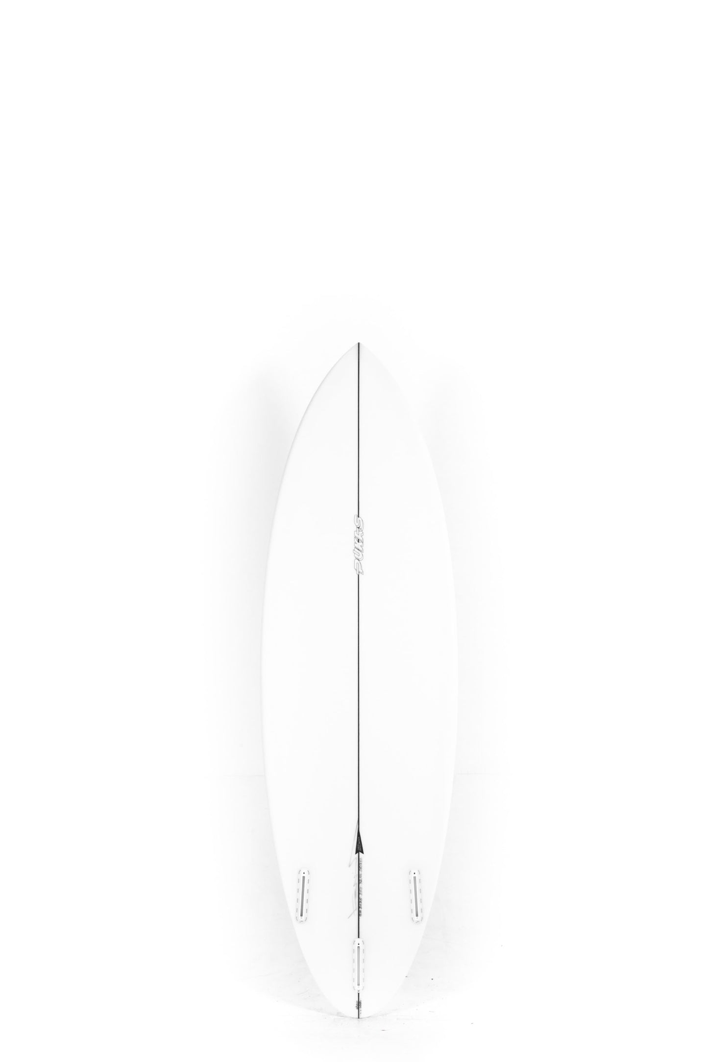 White Pukas Surfboard Space Oddity size 5'11" at Pukas Surf Shop - 2