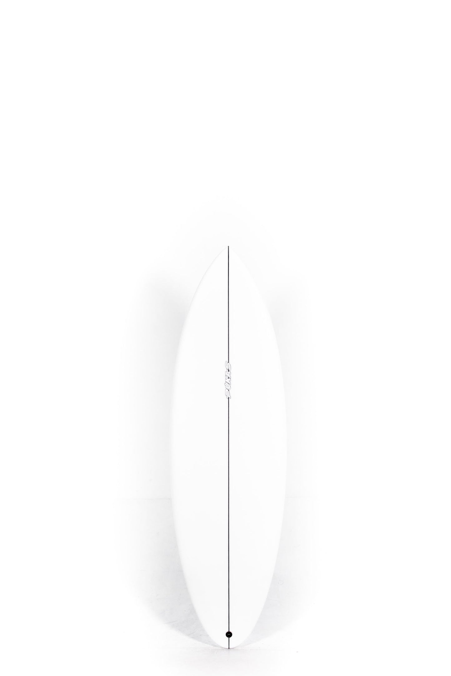 White Pukas Surfboard Space Oddity size 5'7" at Pukas Surf Shop