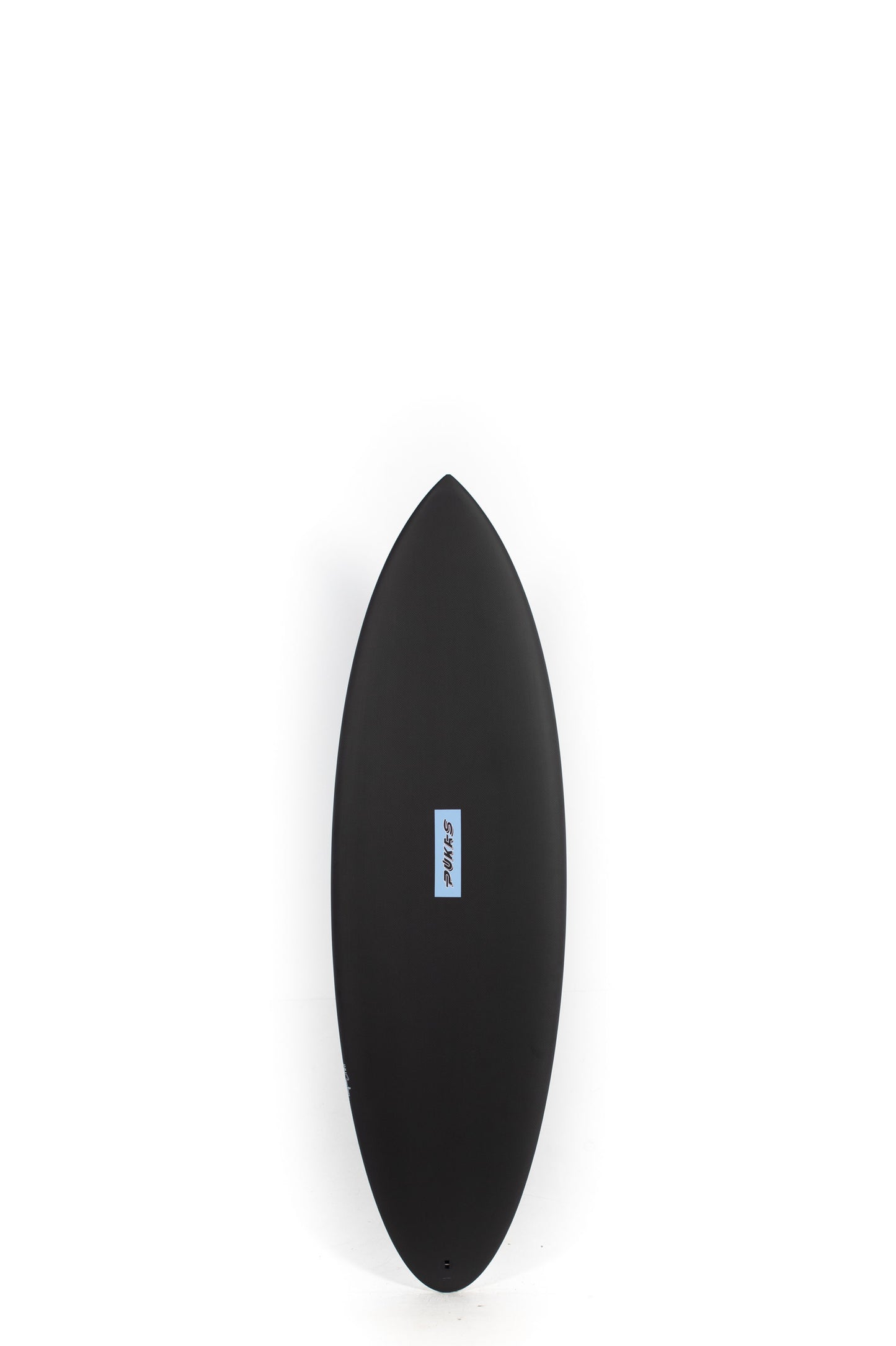 Black Pukas Surfboard Space Oddity size 5'8" in carbon technology at Pukas Surf Shop