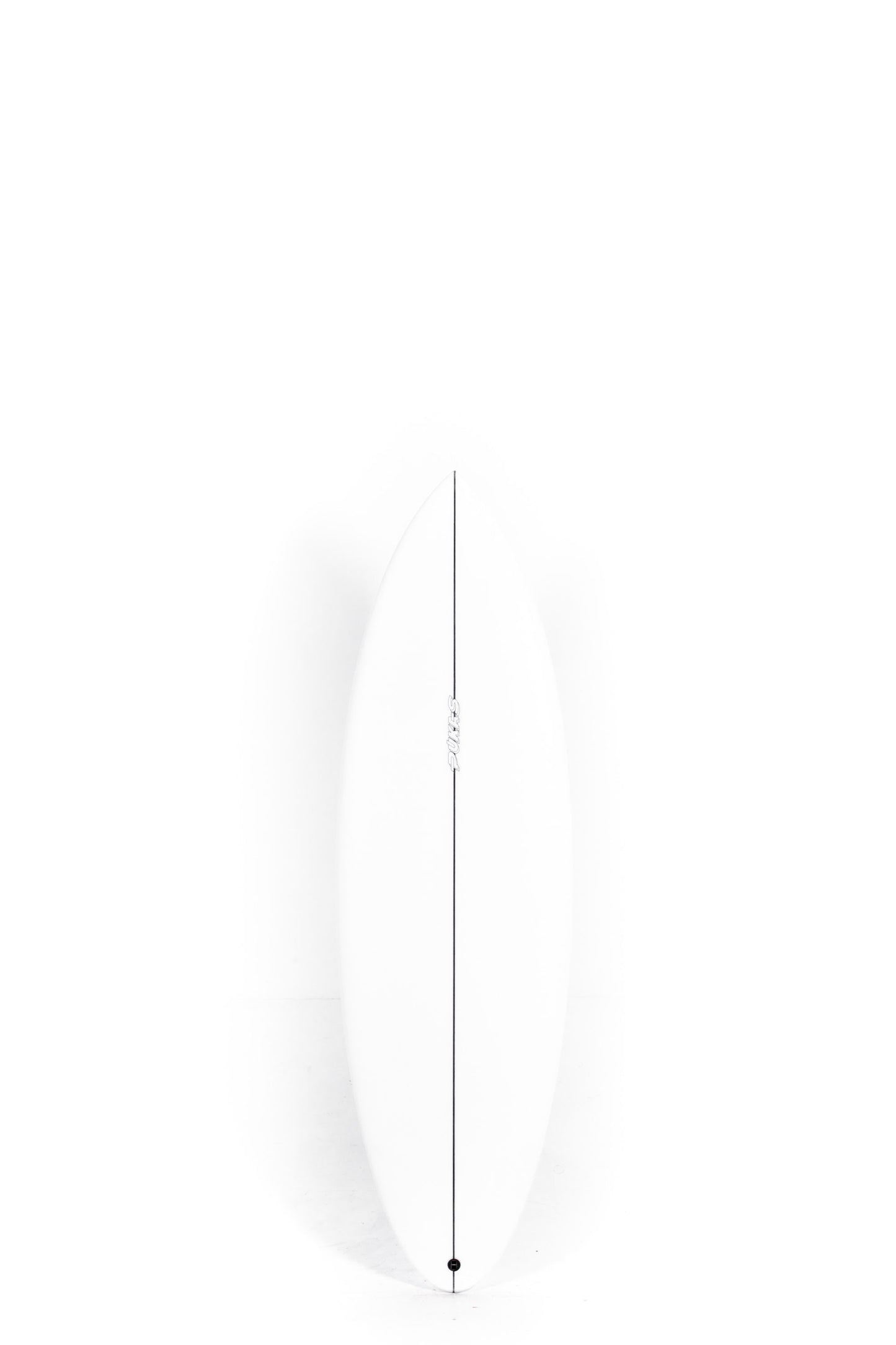 White Pukas Surfboard Space Oddity size 5'8" at Pukas Surf Shop