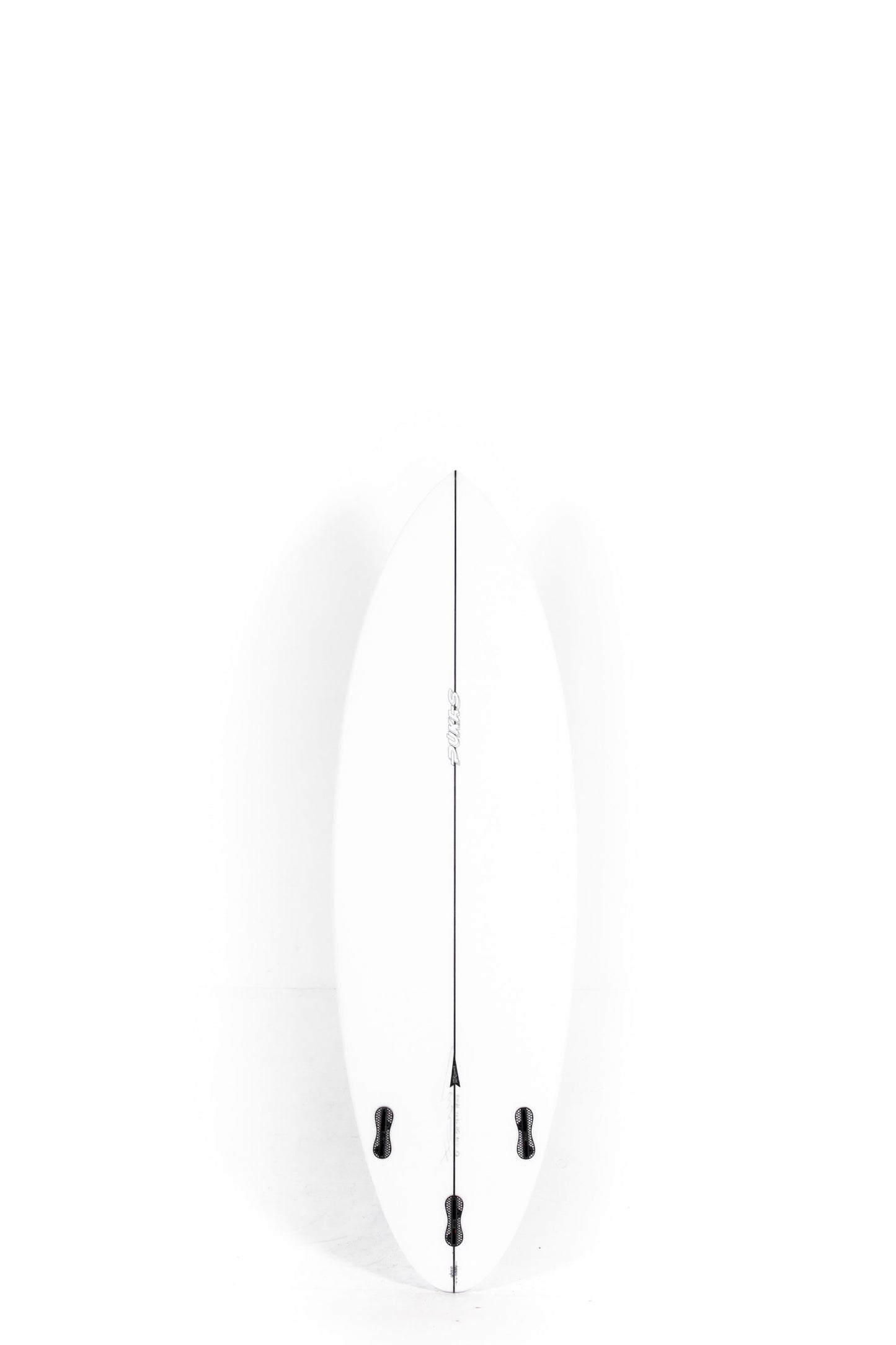 White Pukas Surfboard Space Oddity size 5'8" at Pukas Surf Shop - 2