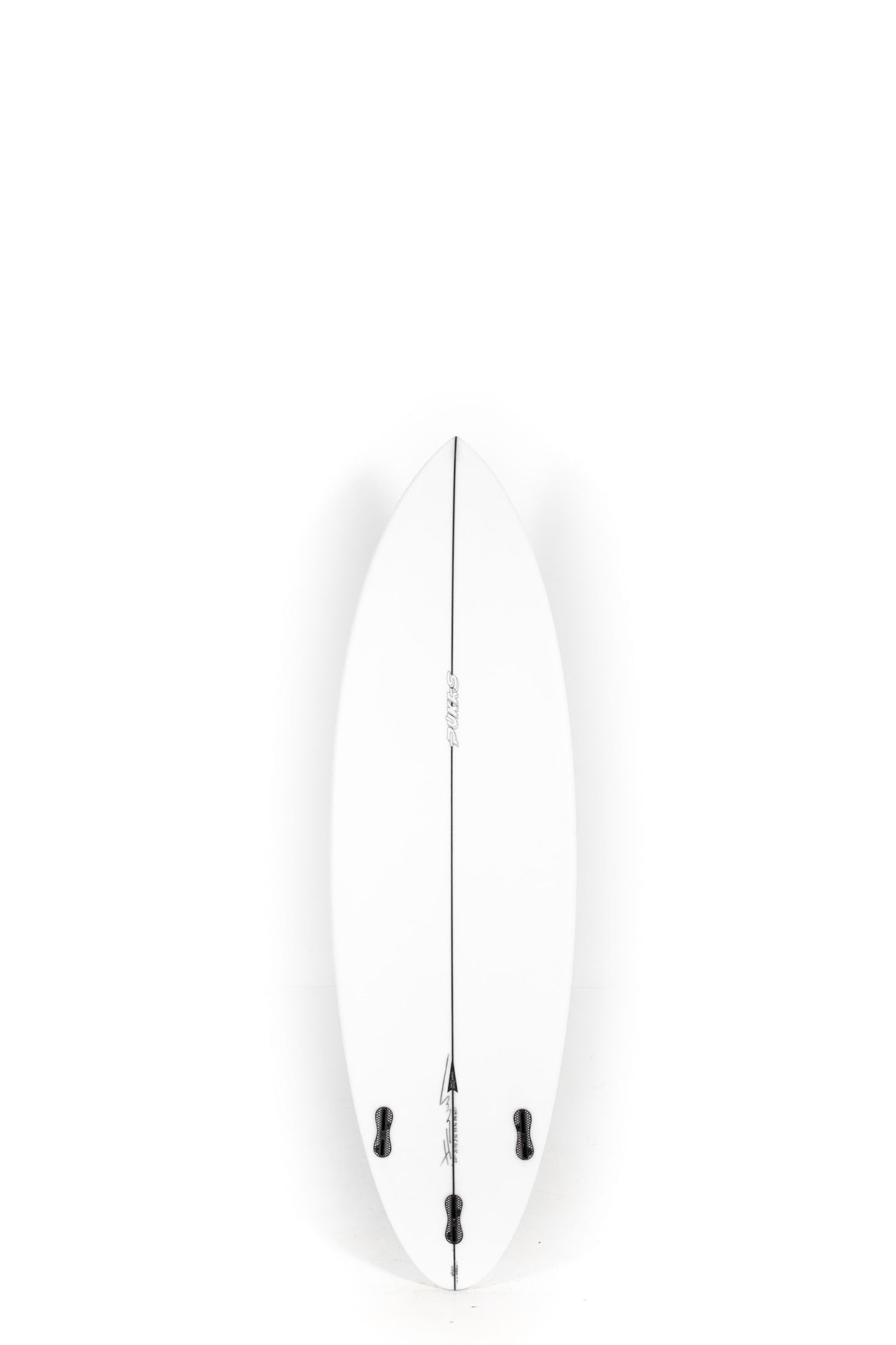 White Pukas Surfboard Space Oddity size 6'0" at Pukas Surf Shop - 2