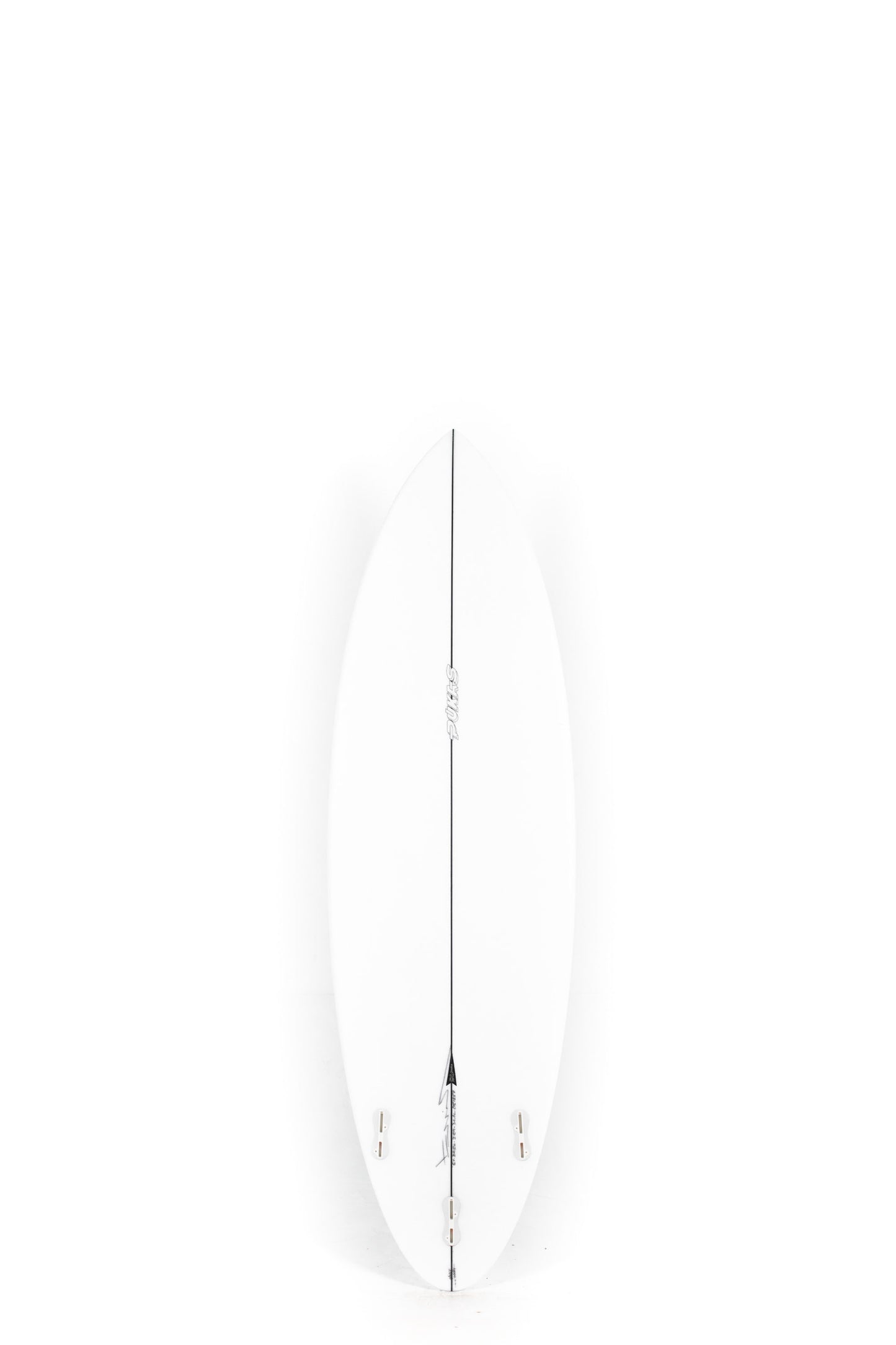 Blue Pukas Surfboard Space Oddity size 6'1" on a white background by Pukas Surf Shop - 2