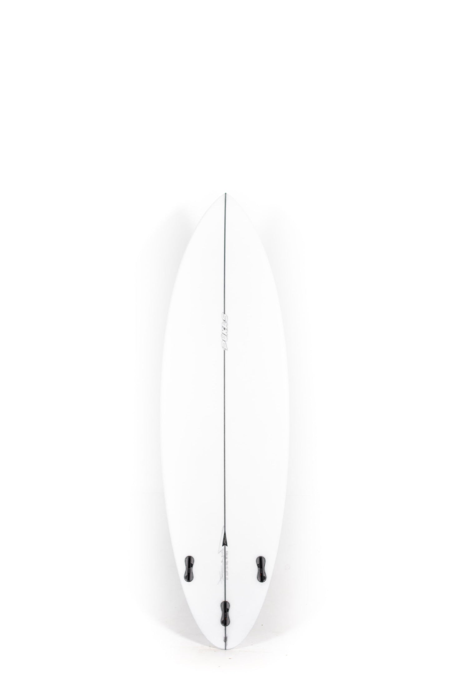 White Pukas Space Oddity Surfboard size 6'4" at Pukas Surf Shop - 2