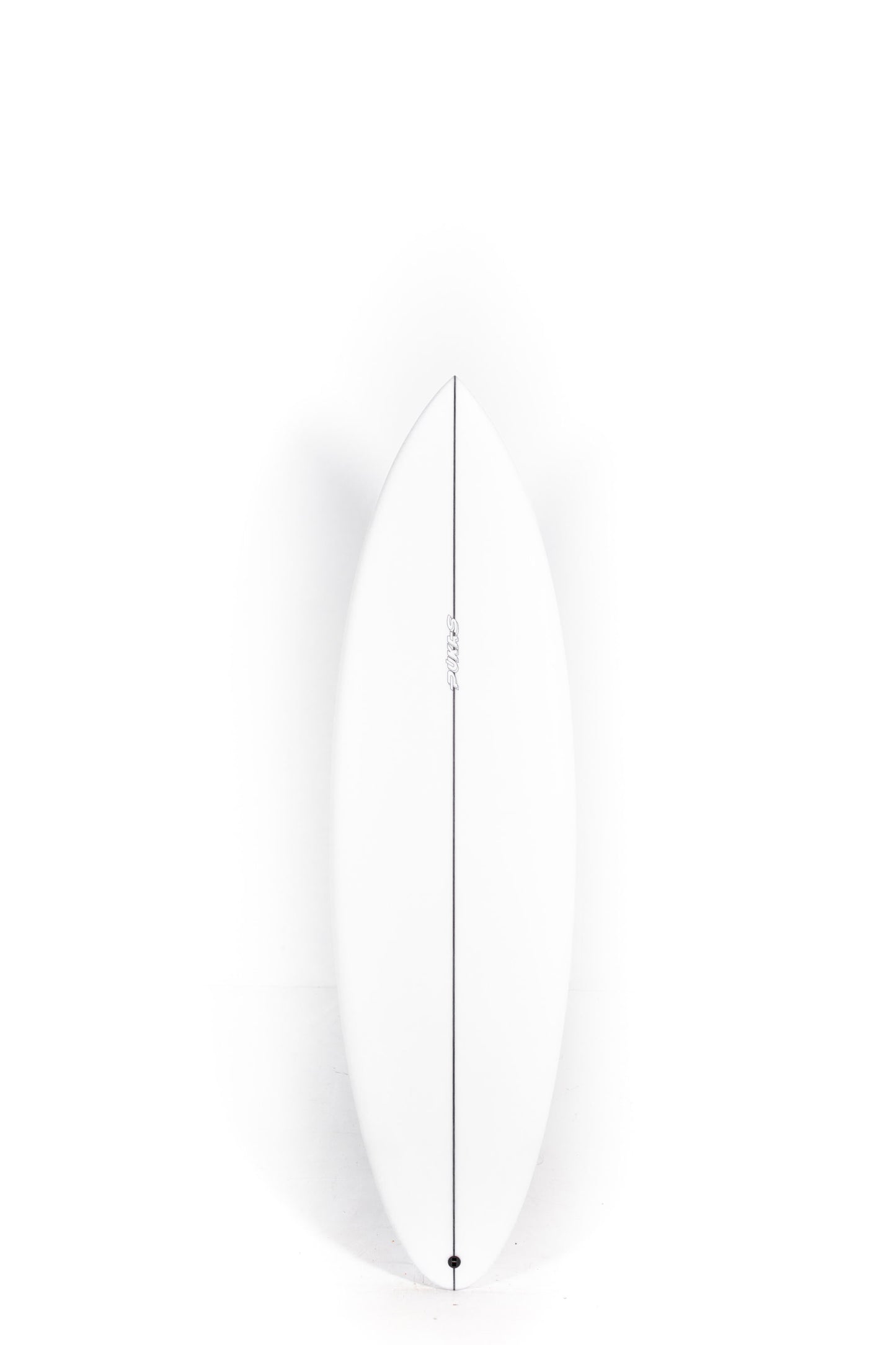 White Pukas Space Oddity Surfboard size 6'4" at Pukas Surf Shop