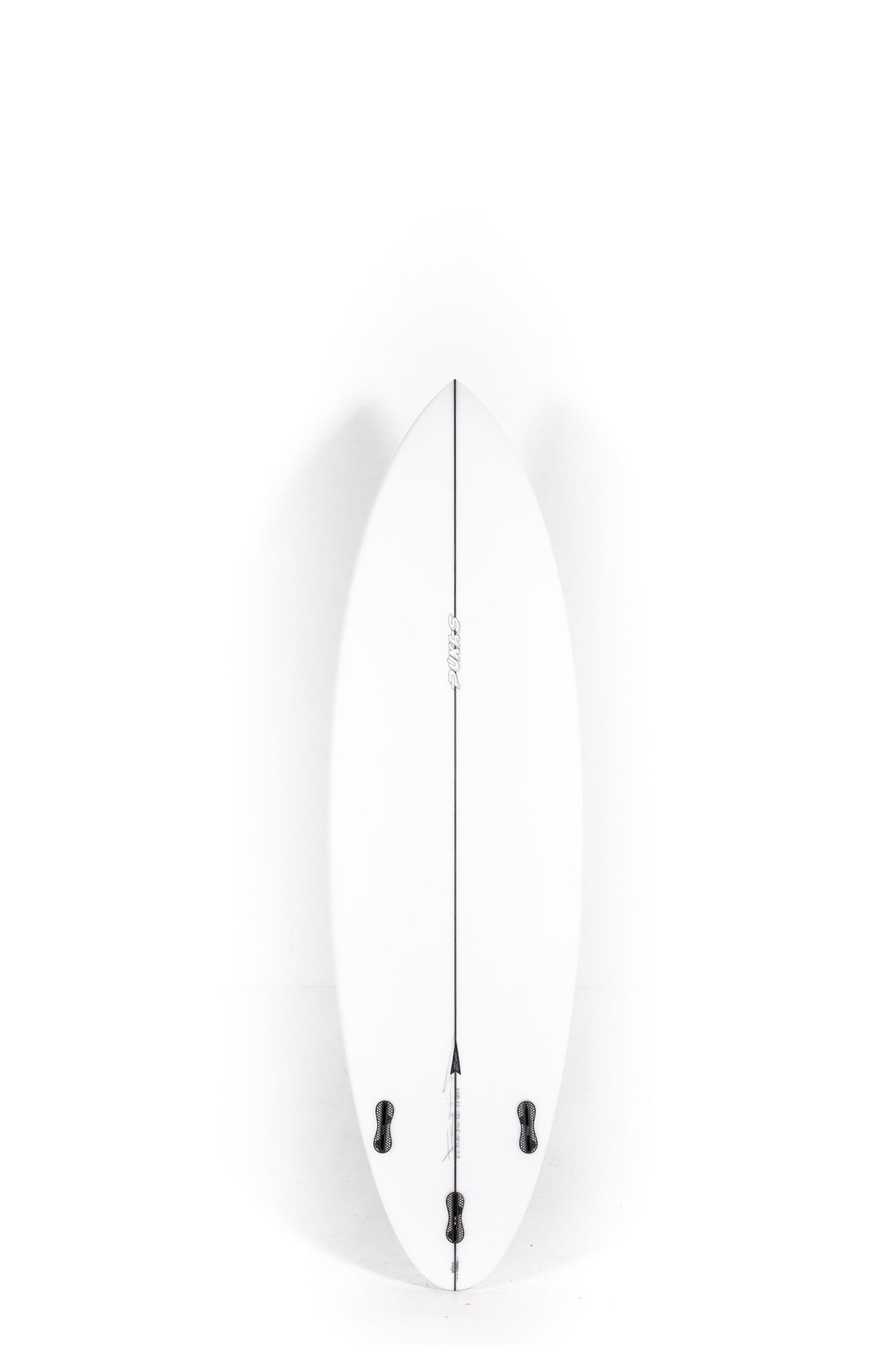 White Pukas Space Oddity Surfboard size 6'4" at Pukas Surf Shop - 2