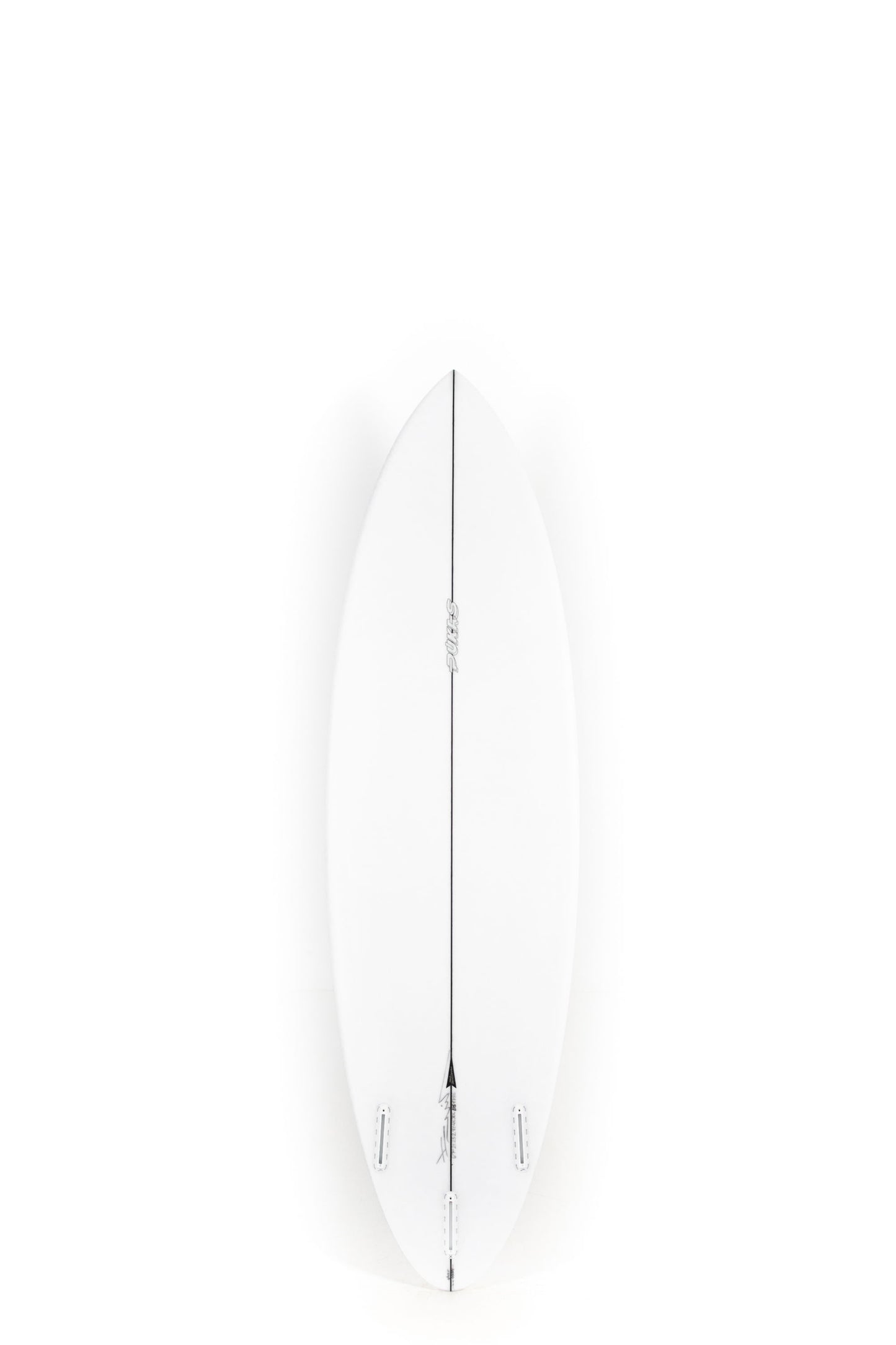 White Pukas Surfboard Space Oddity size 6'7" at Pukas Surf Shop - 2