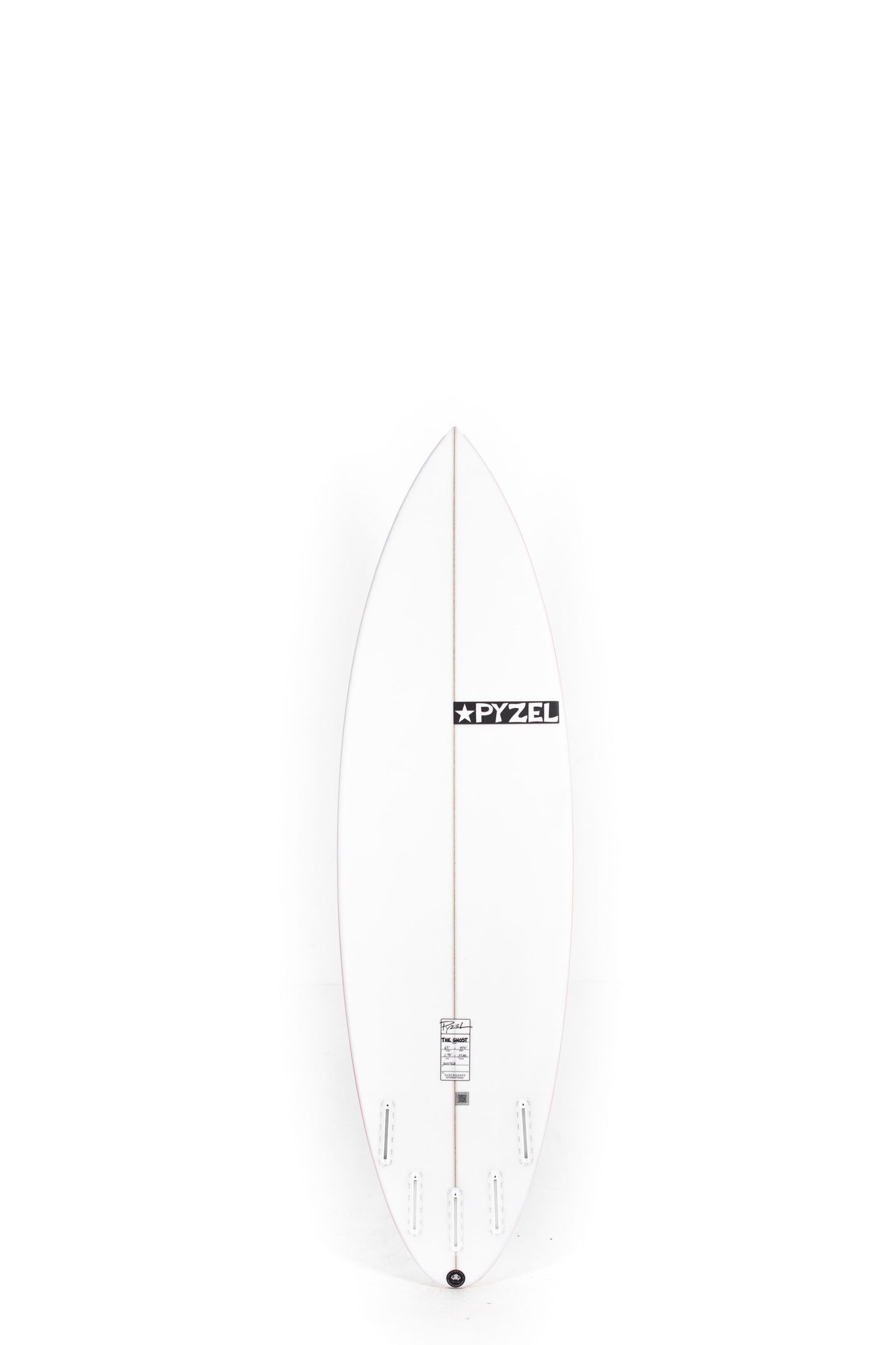White Pyzel Surfboard Ghost size 6'1" at Pukas Surf Shop - 2