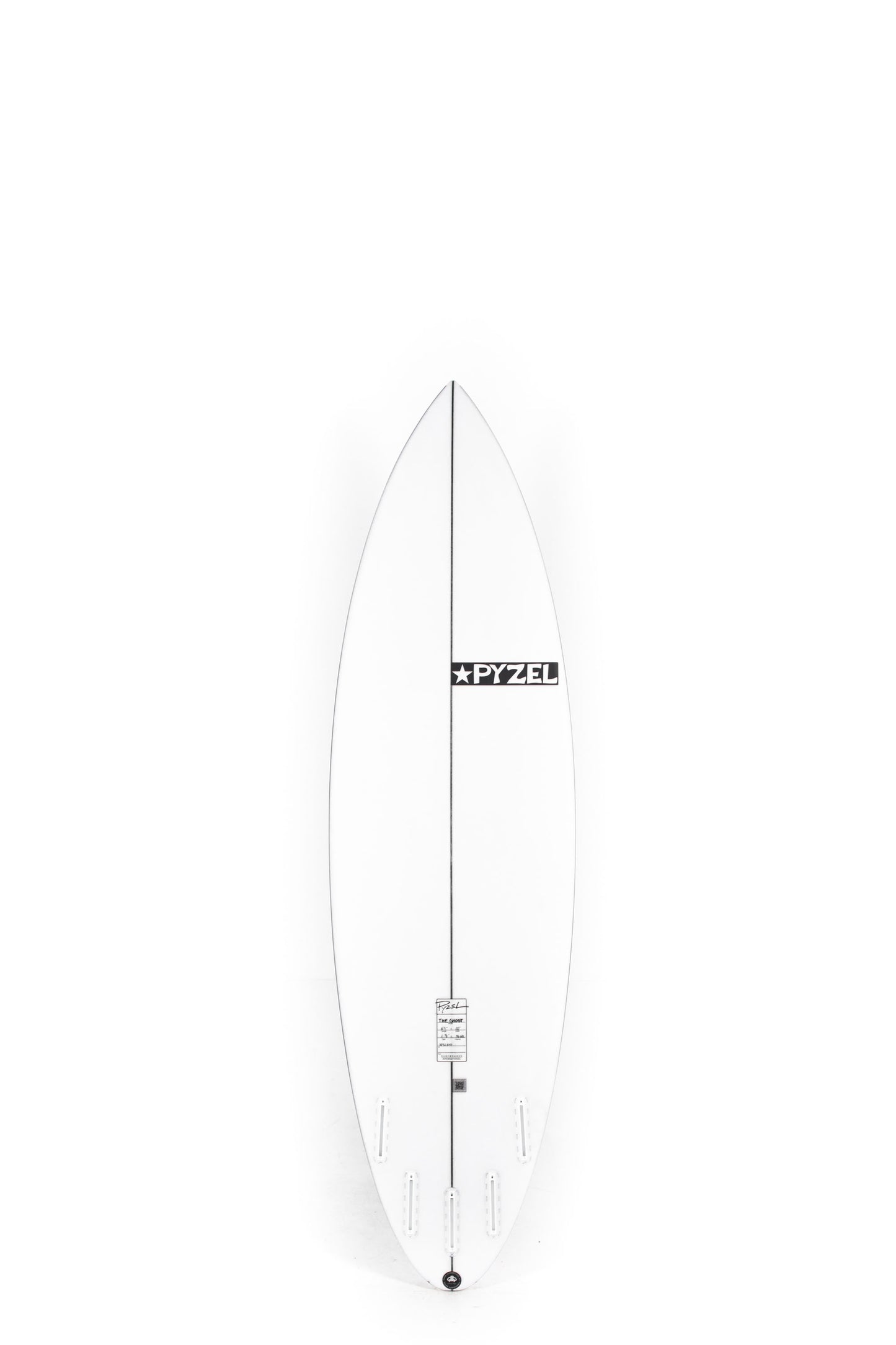 White Pyzel Ghost Surfboard size 6'4" on a white background by Pukas Surf Shop - 2
