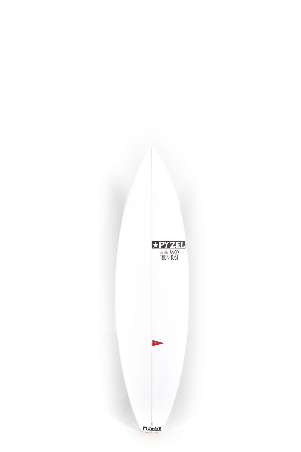 White Pyzel Surfboard Ghost size 6'1" on a white background by Pukas Surf Shop