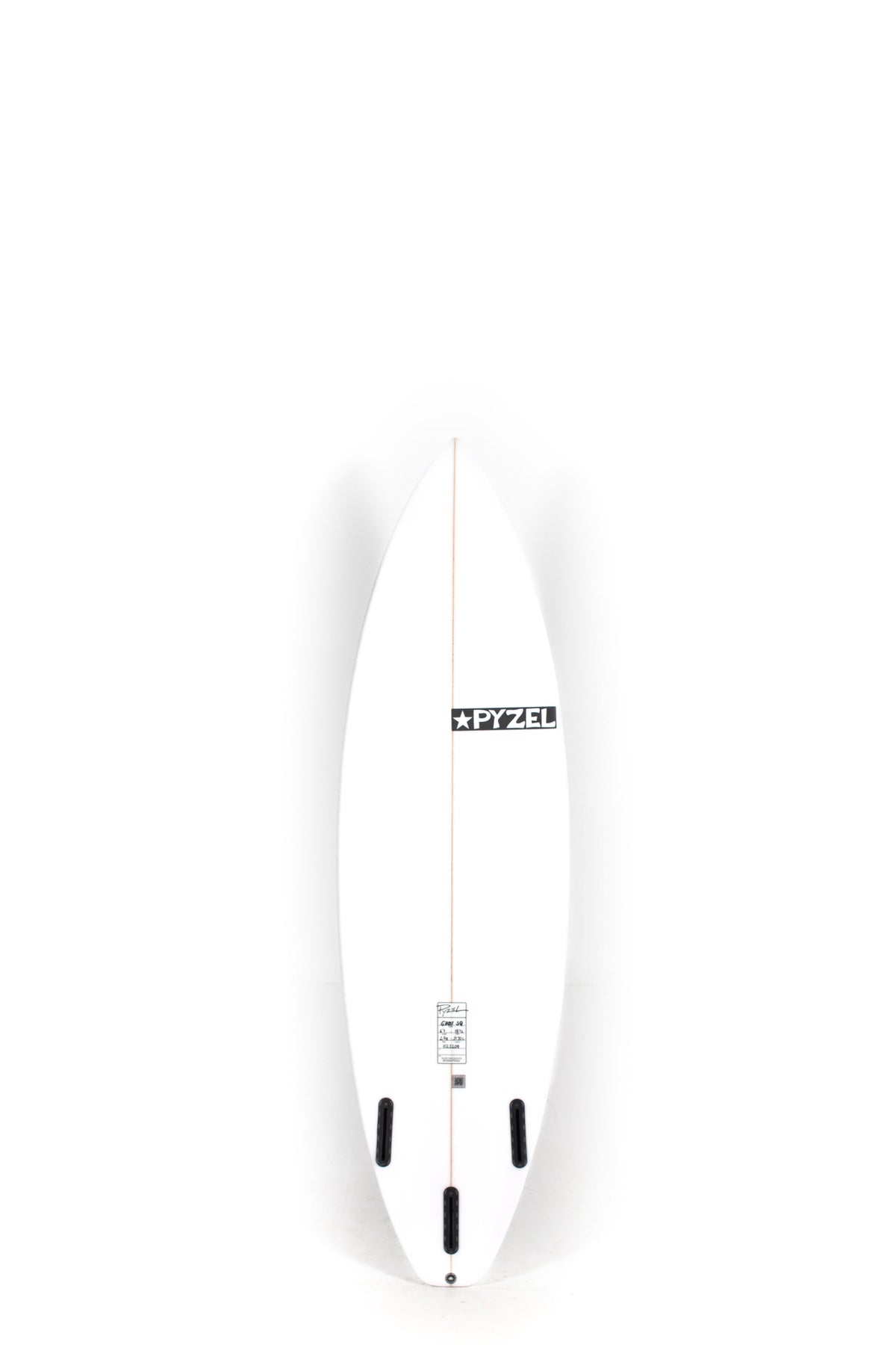 White Pyzel Surfboard Ghost size 6'1" on a white background by Pukas Surf Shop - 2