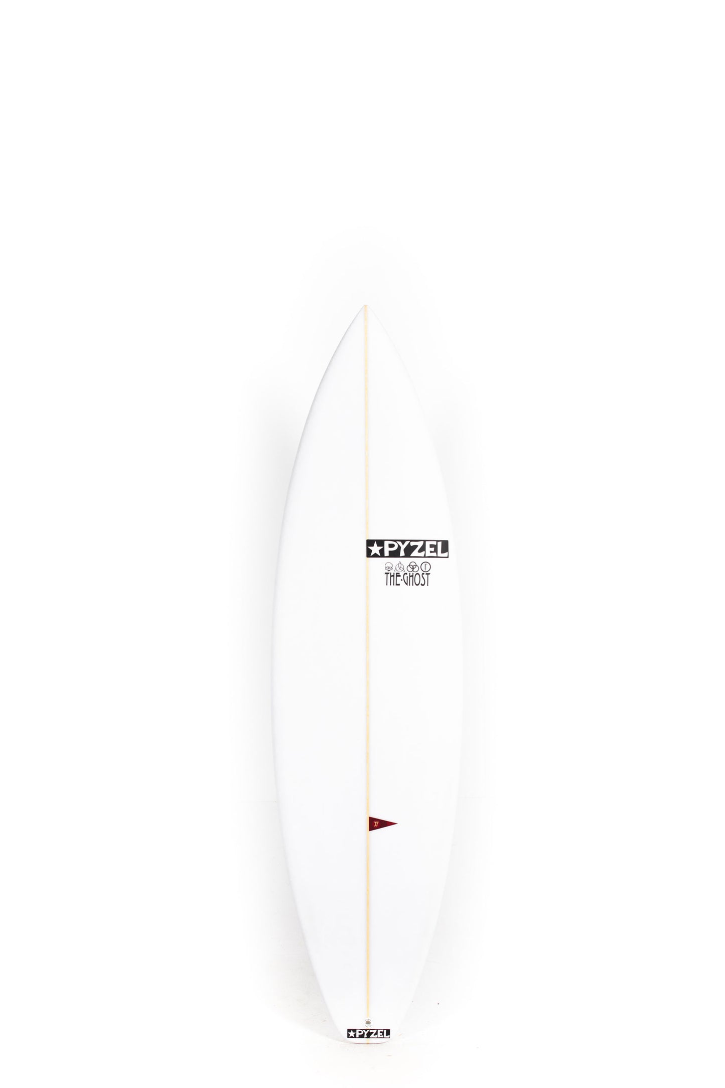 White Pyzel Surfboard Ghost size 6'5" on a white background by Pukas Surf Shop