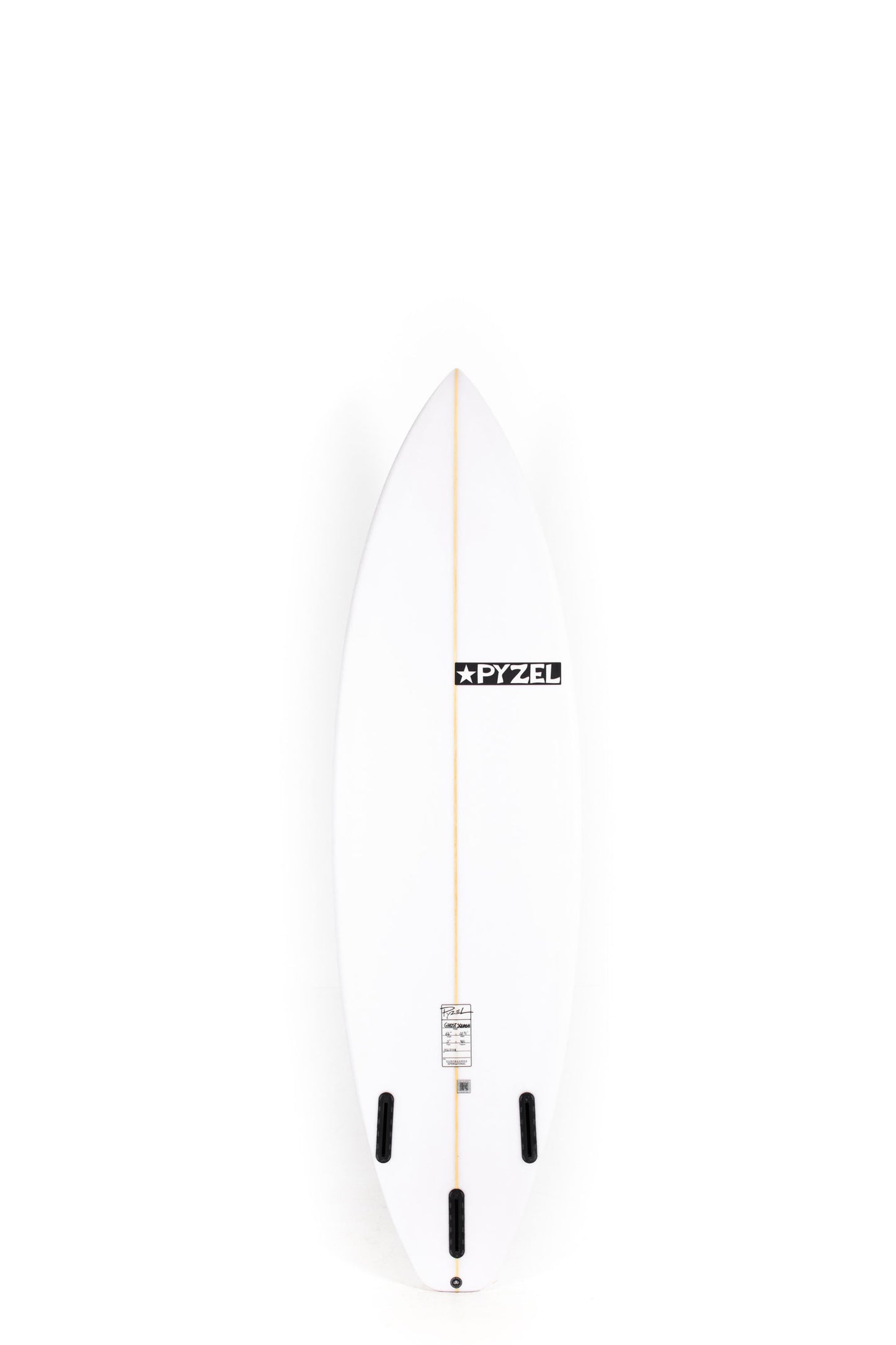 White Pyzel Surfboard Ghost size 6'6" on a white background by Pukas Surf Shop - 2