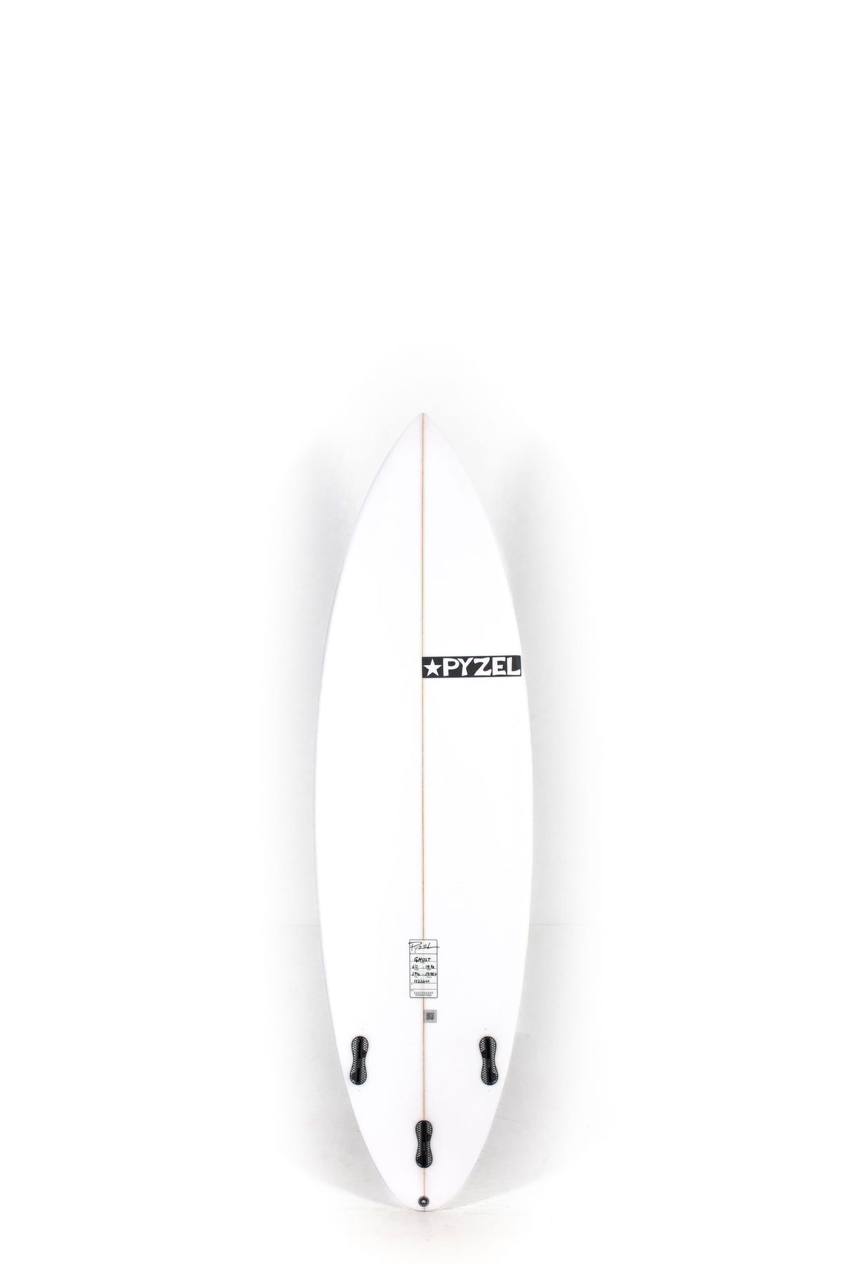 White Pyzel Surfboard Ghost size 6'0" on a white background by Pukas Surf Shop - 2