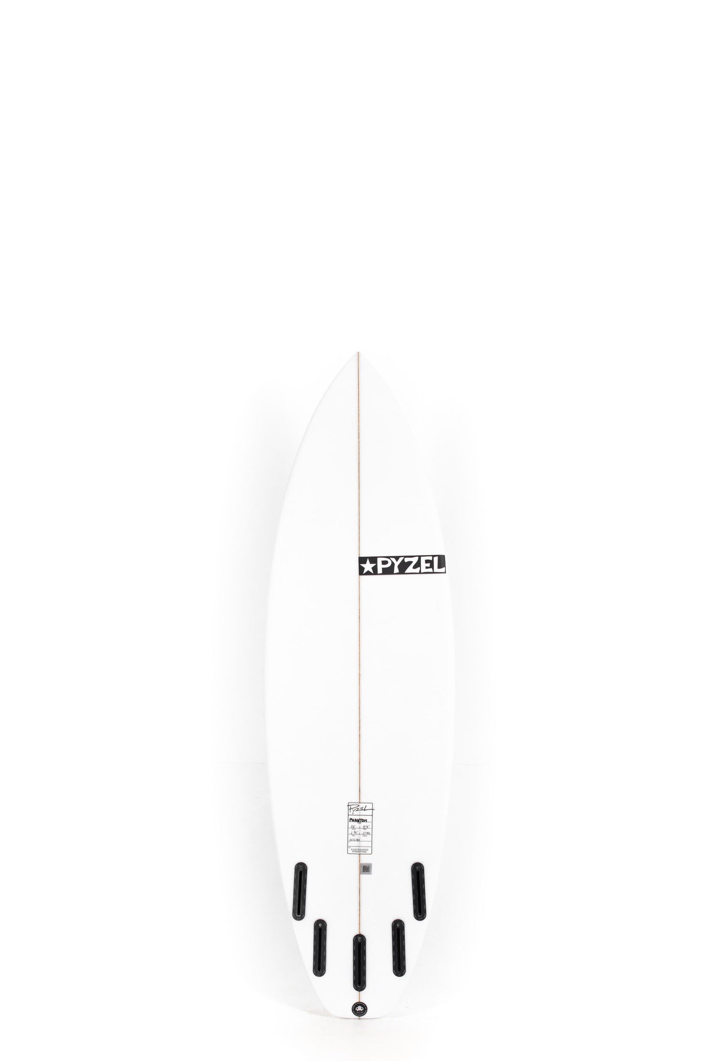 White Pyzel Surfboard Phantom size 5'8" at Pukas Surf Shop - 2