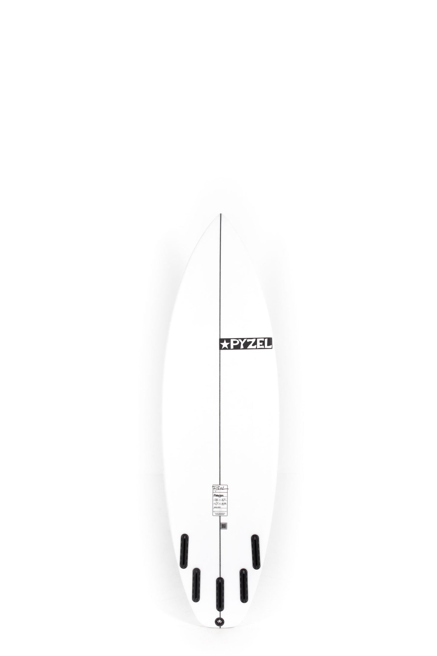 White Pyzel Phantom Surfboard size 5'10" on a white background by Pukas Surf Shop