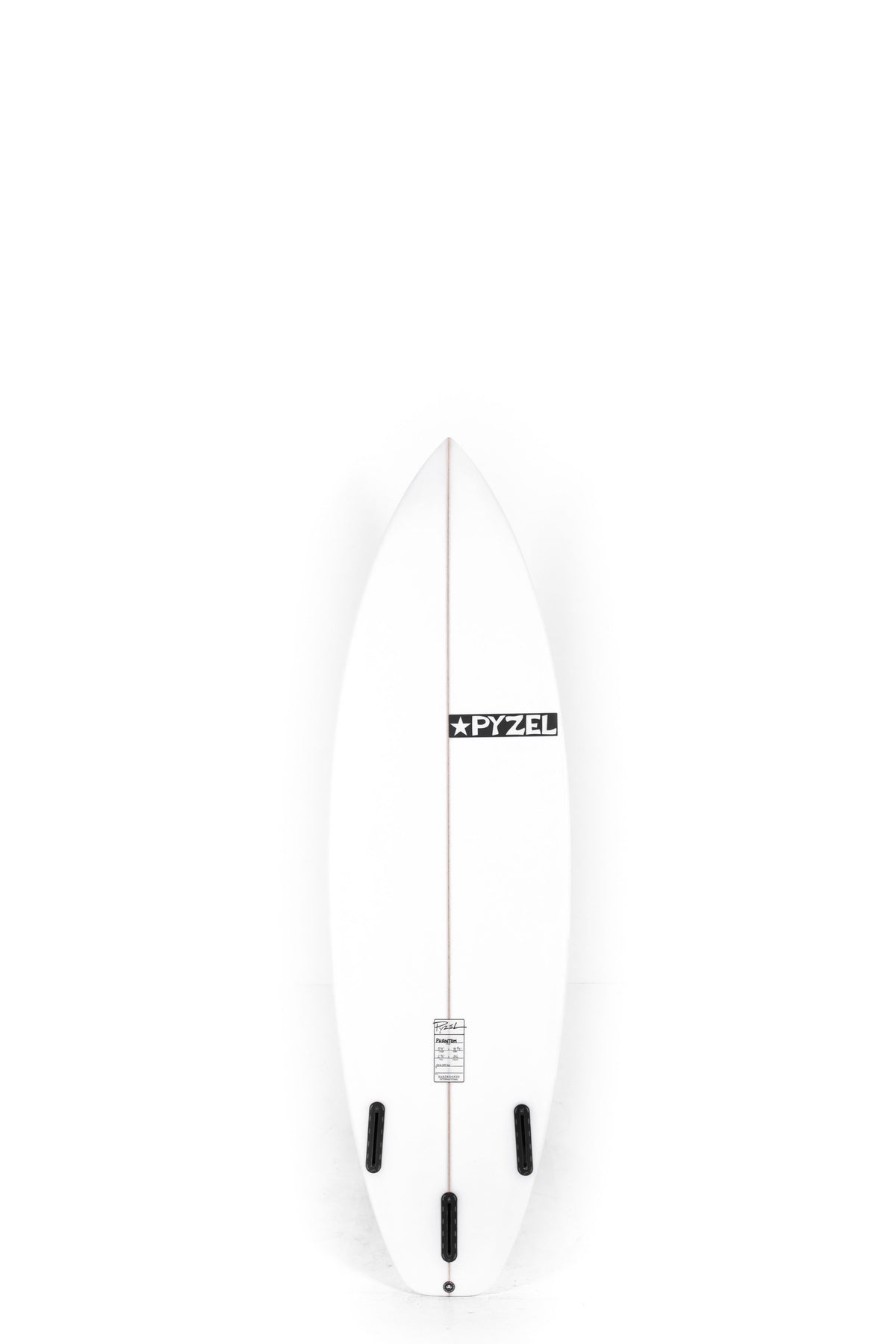 White Pyzel Surfboard Phantom size 5'11" on a white background by Pukas Surf Shop - 2