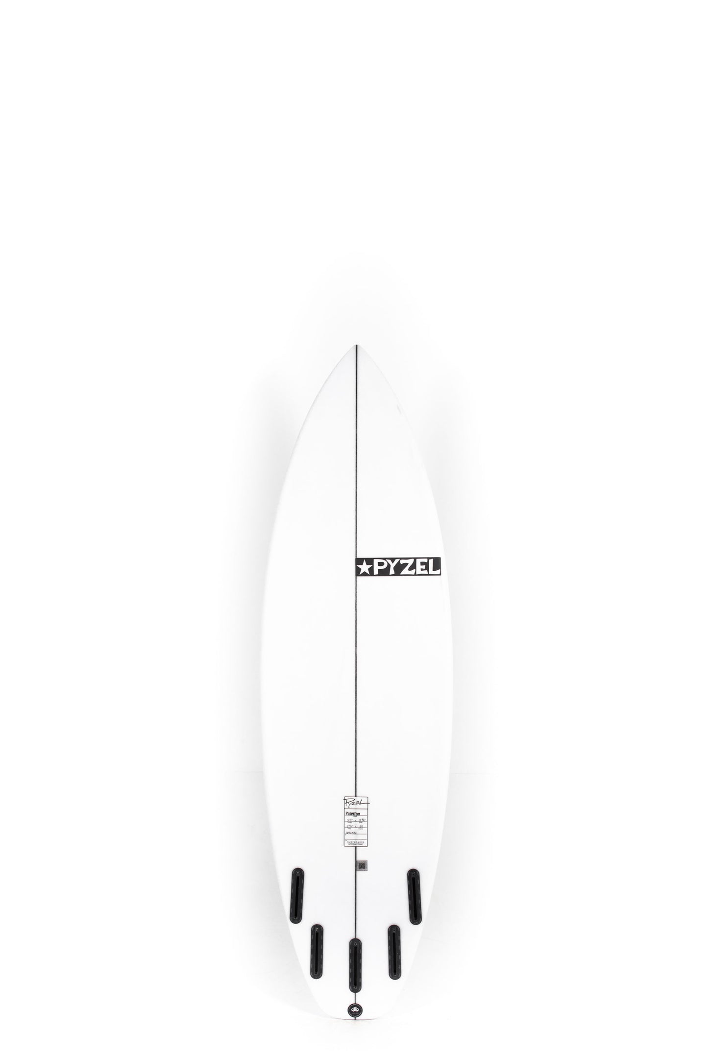 White Pyzel Phantom Surfboard size 5'11" on a white background by Pukas Surf Shop - 2