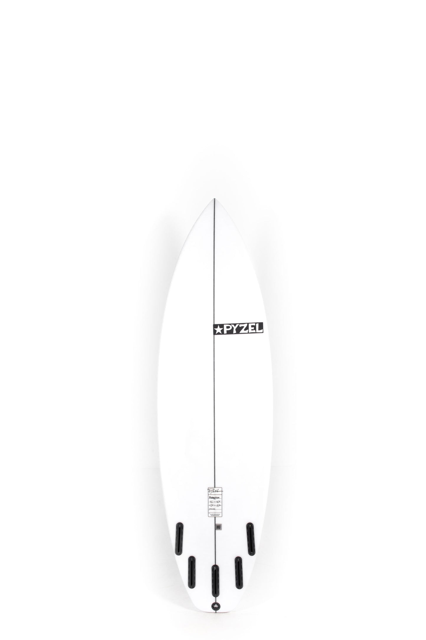 White Pyzel Phantom Surfboard size 6'2" on a white background by Pukas Surf Shop - 2