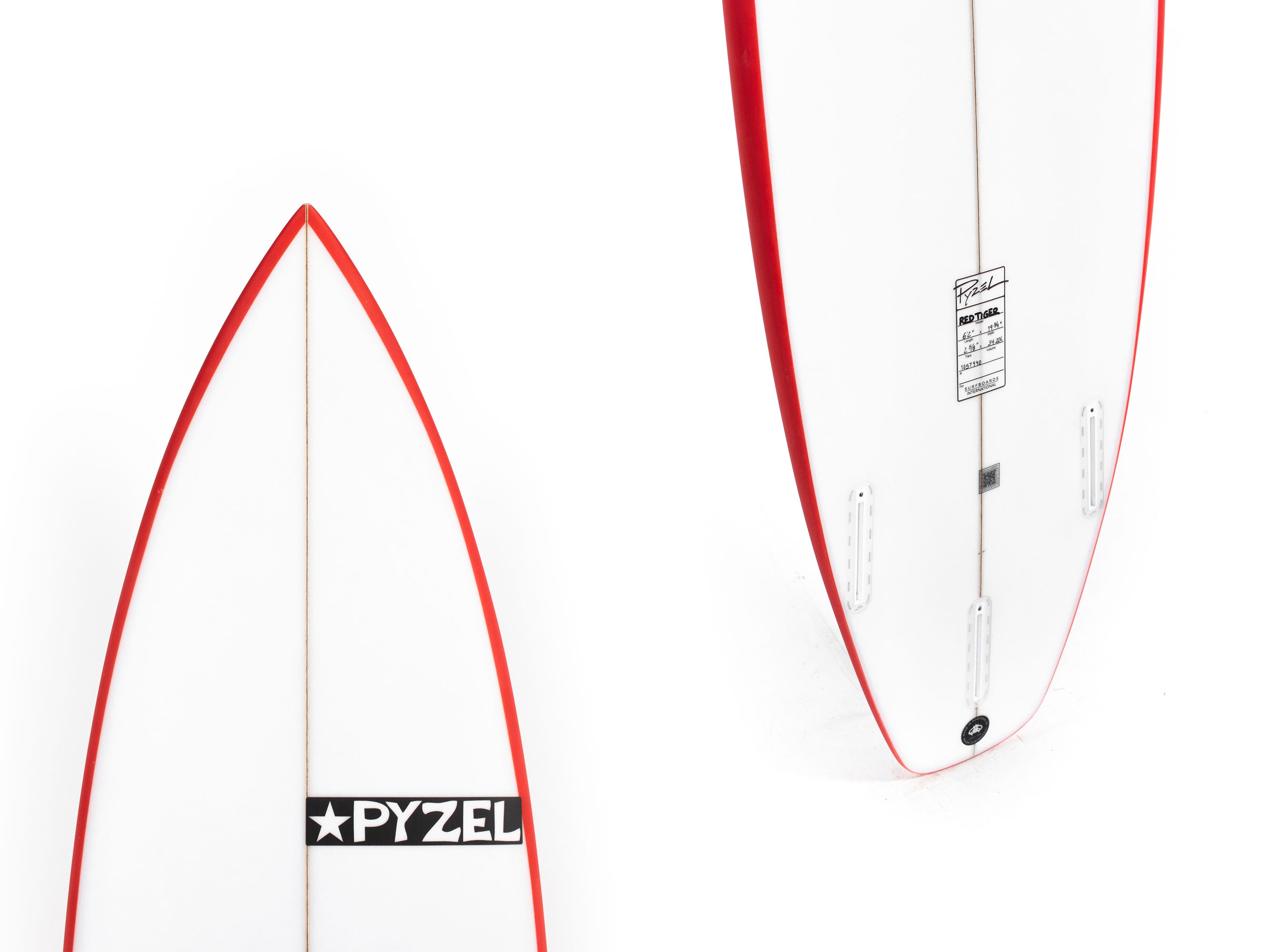 Pyzel Surfboards - RED TIGER 6'2