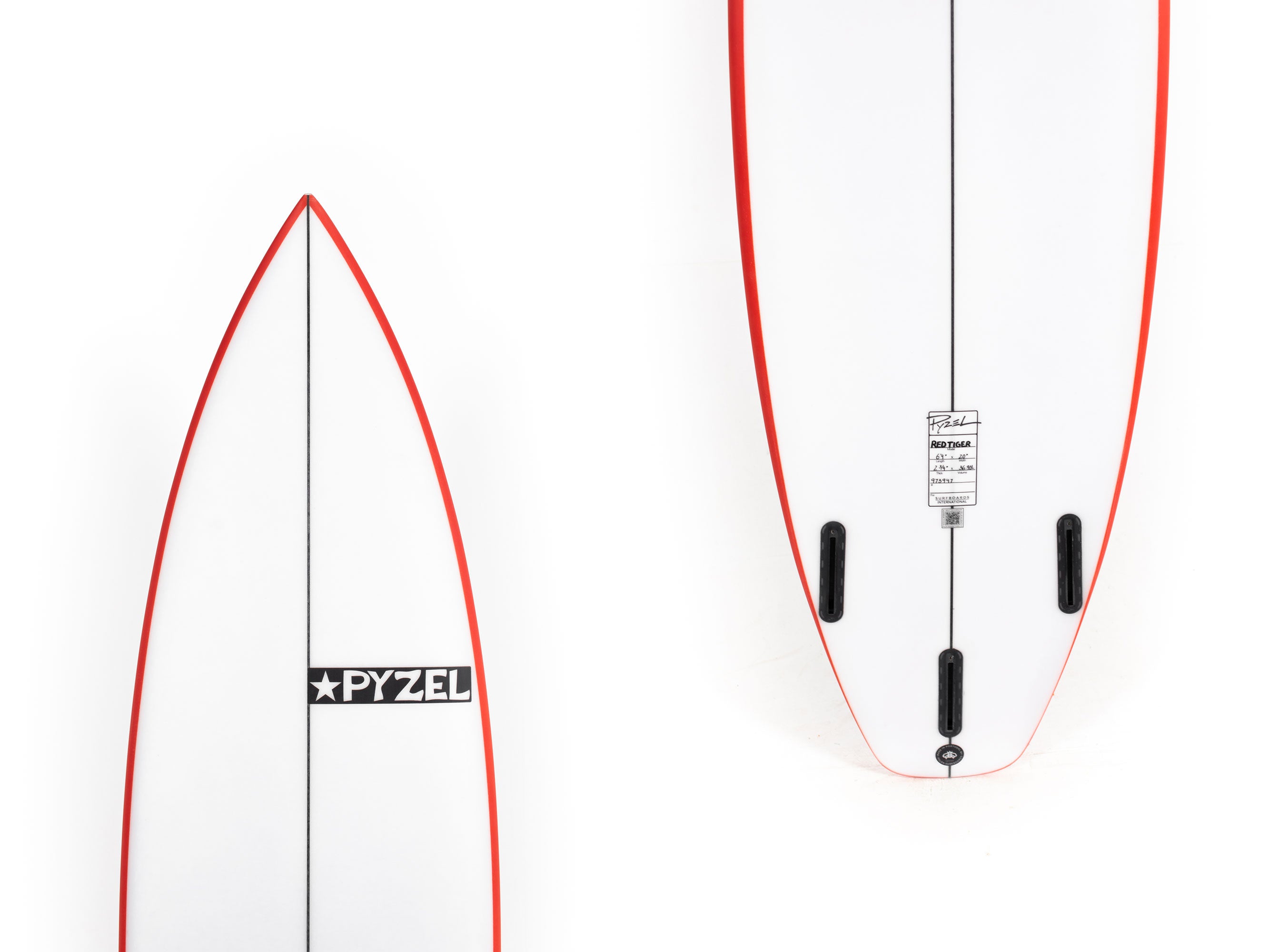 Pyzel Surfboards - RED TIGER 6.4 | Buy at Pukas Surf Shop – PUKAS