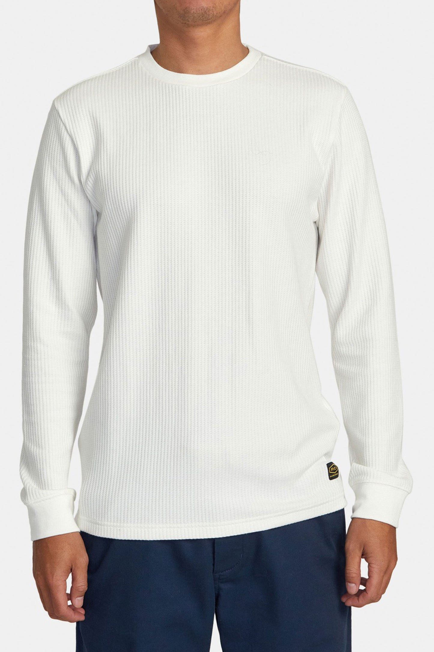    Pukas-Surf-Shop-RVCA-Sweater-Day-Shift-Thermal-Off-White