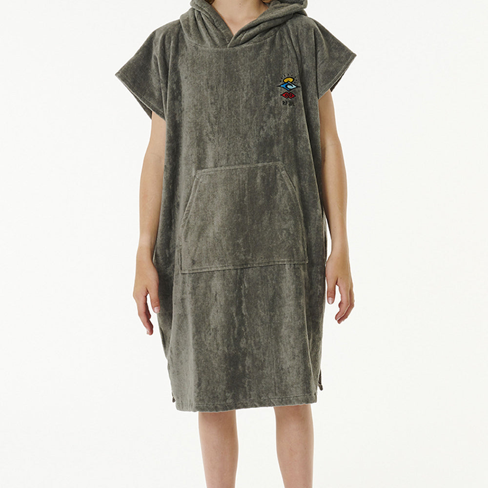 Pukas-Surf-Shop-Rip-curl-poncho-kids-logo-hooded-poncho-boy-grey