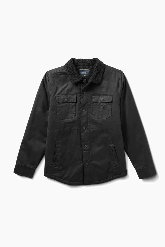 Pukas-Surf-Shop-Roark-Jacket-Hebrides-Sherpa-Black