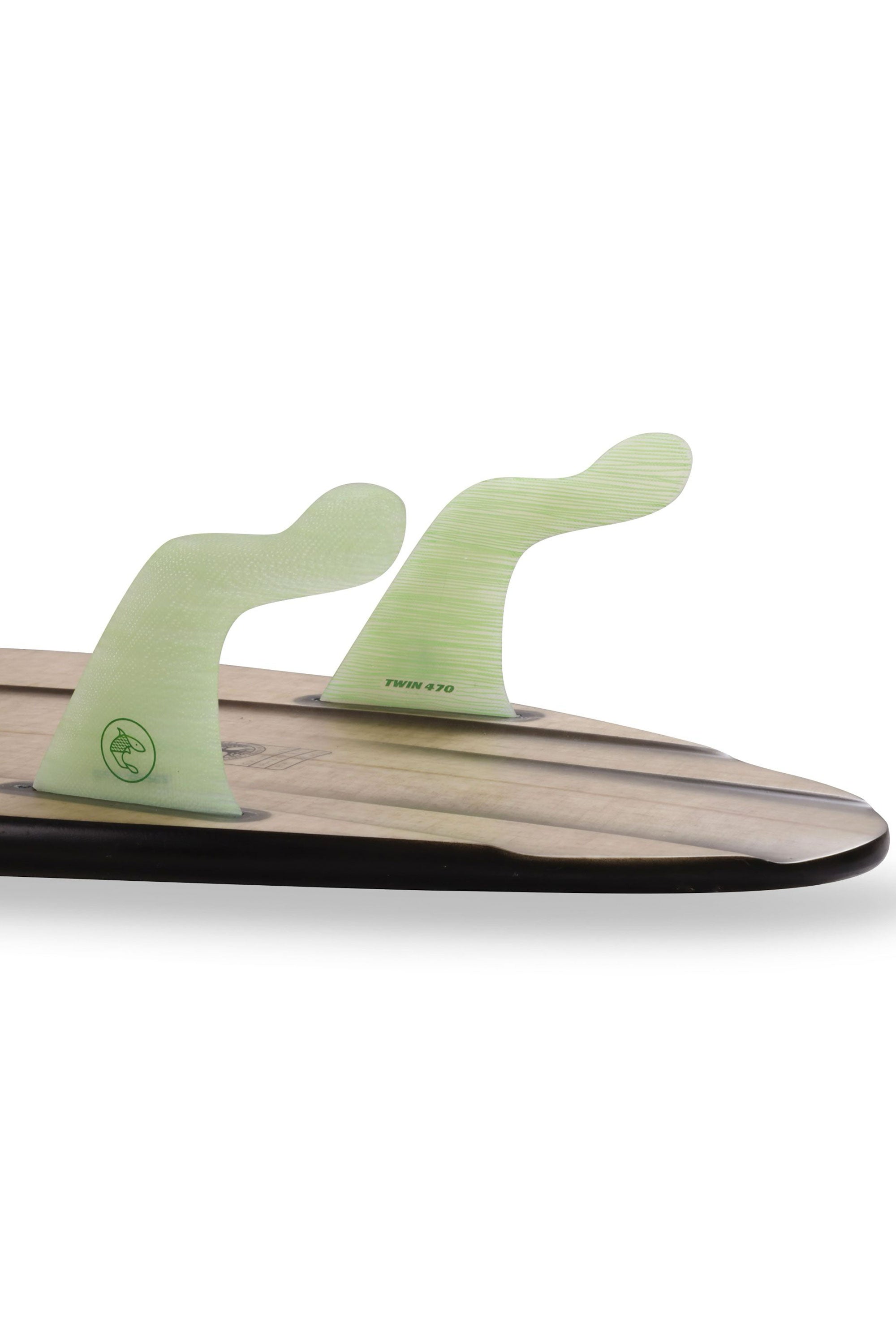S-WINGS TWIN470 GREEN VOLANツインフィン美品 S-WINGS - TWIN 470 - VOLAN - GREEN | Shop at PUKAS SURF SHOP