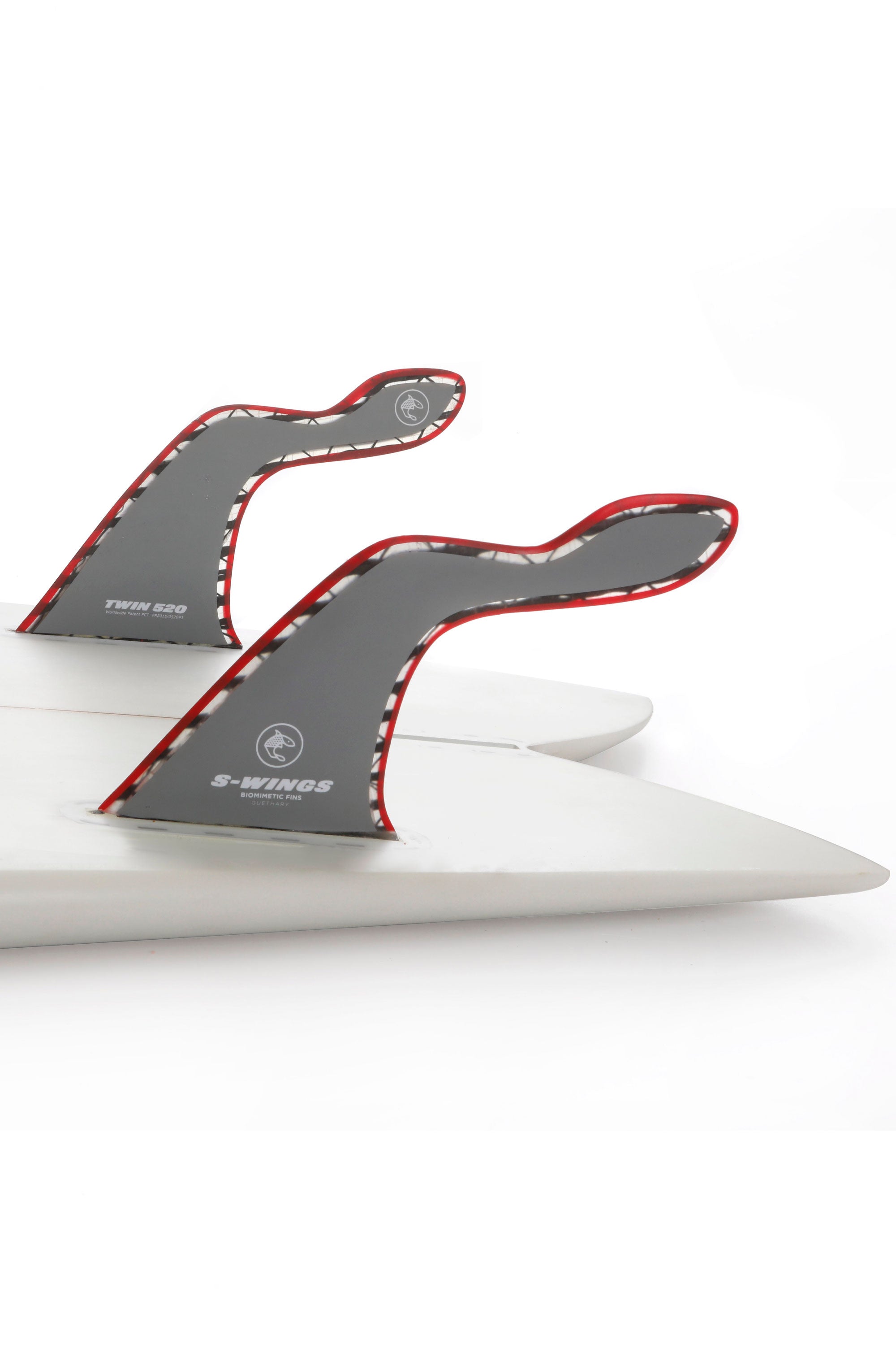 b*i様 S-WINGS TWIN 520 RED CARBON(FUTURES S-WINGS - TWIN 520 - CARBON - RED | Shop at PUKAS SURF SHOP