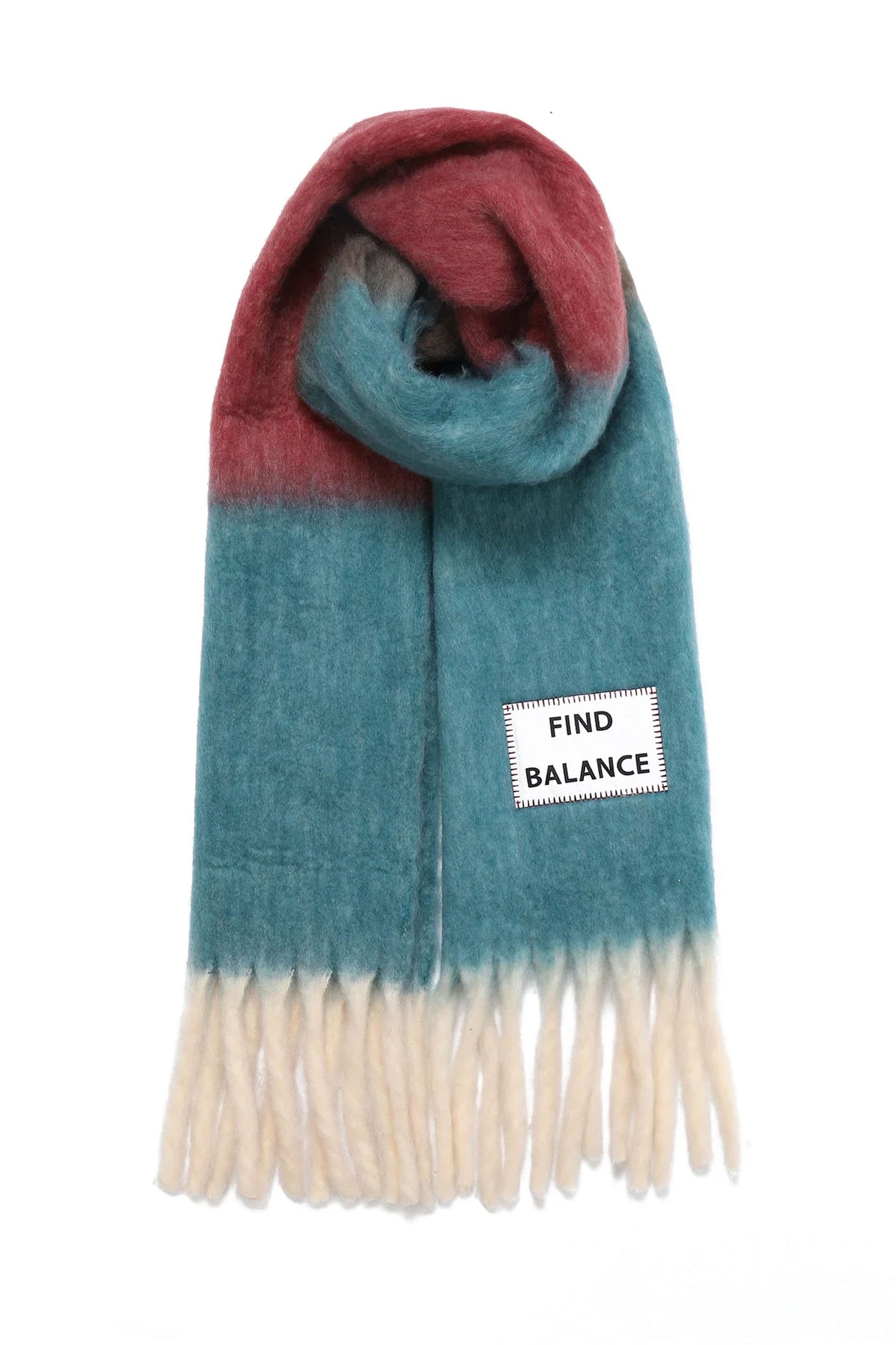 Verb To Do Pukas Surf Shop Maxiscarf Find Balance oversized scarf calm tones statement wrap