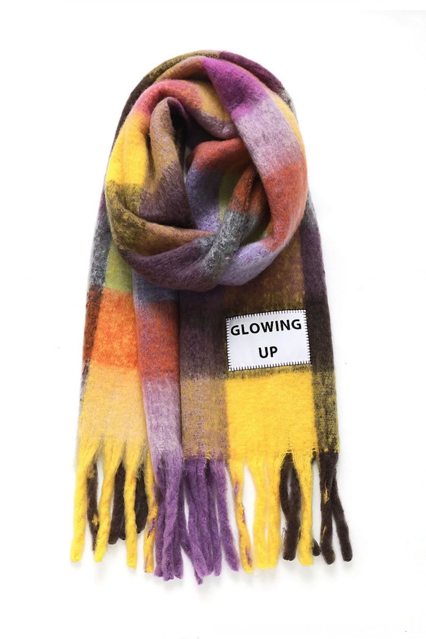 Verb To Do Pukas Surf Shop Glowing Up oversized colorful scarf statement wrap