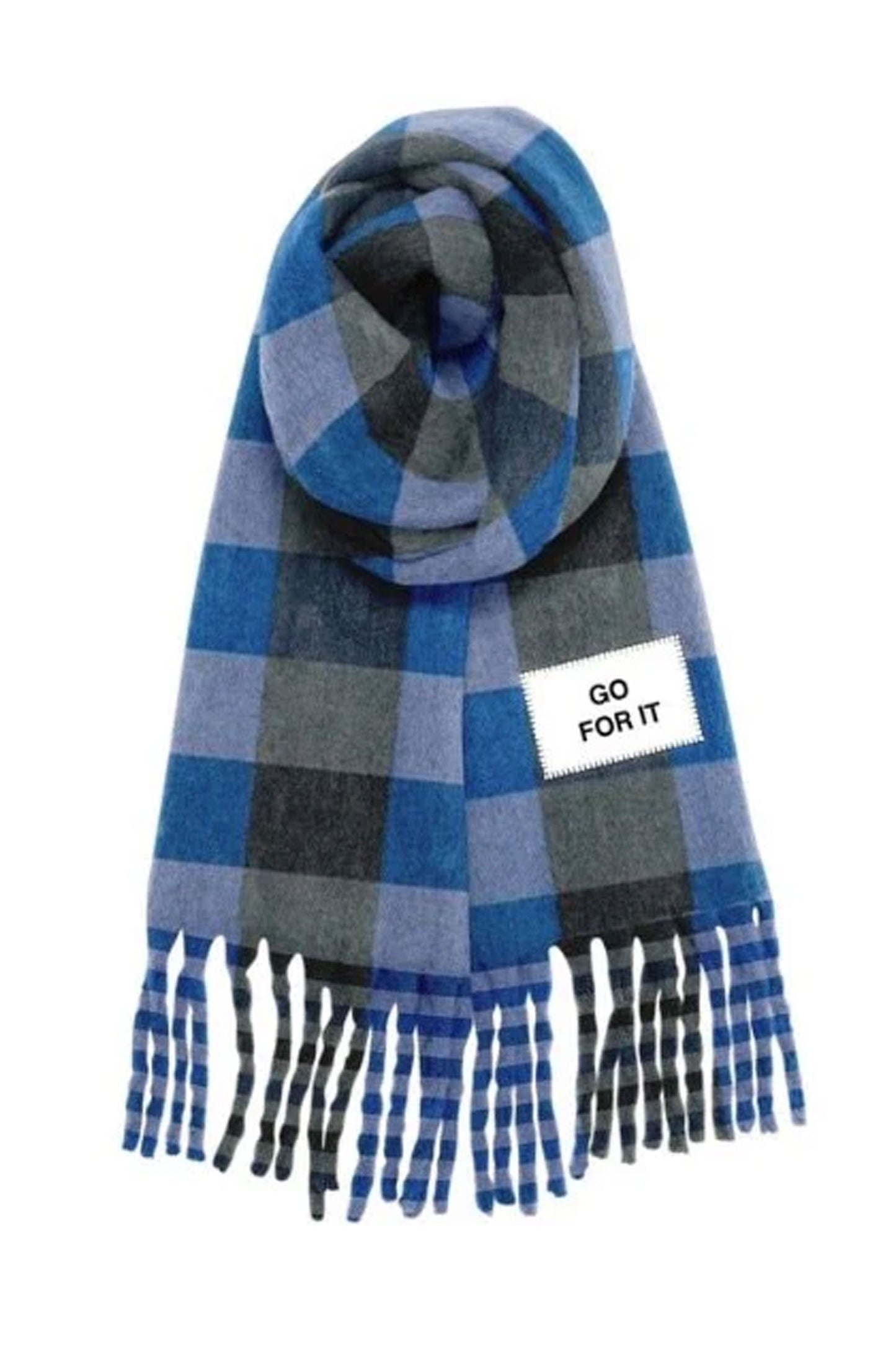 Pukas Surf Shop maxi scarf Go For It oversized wrap positive message