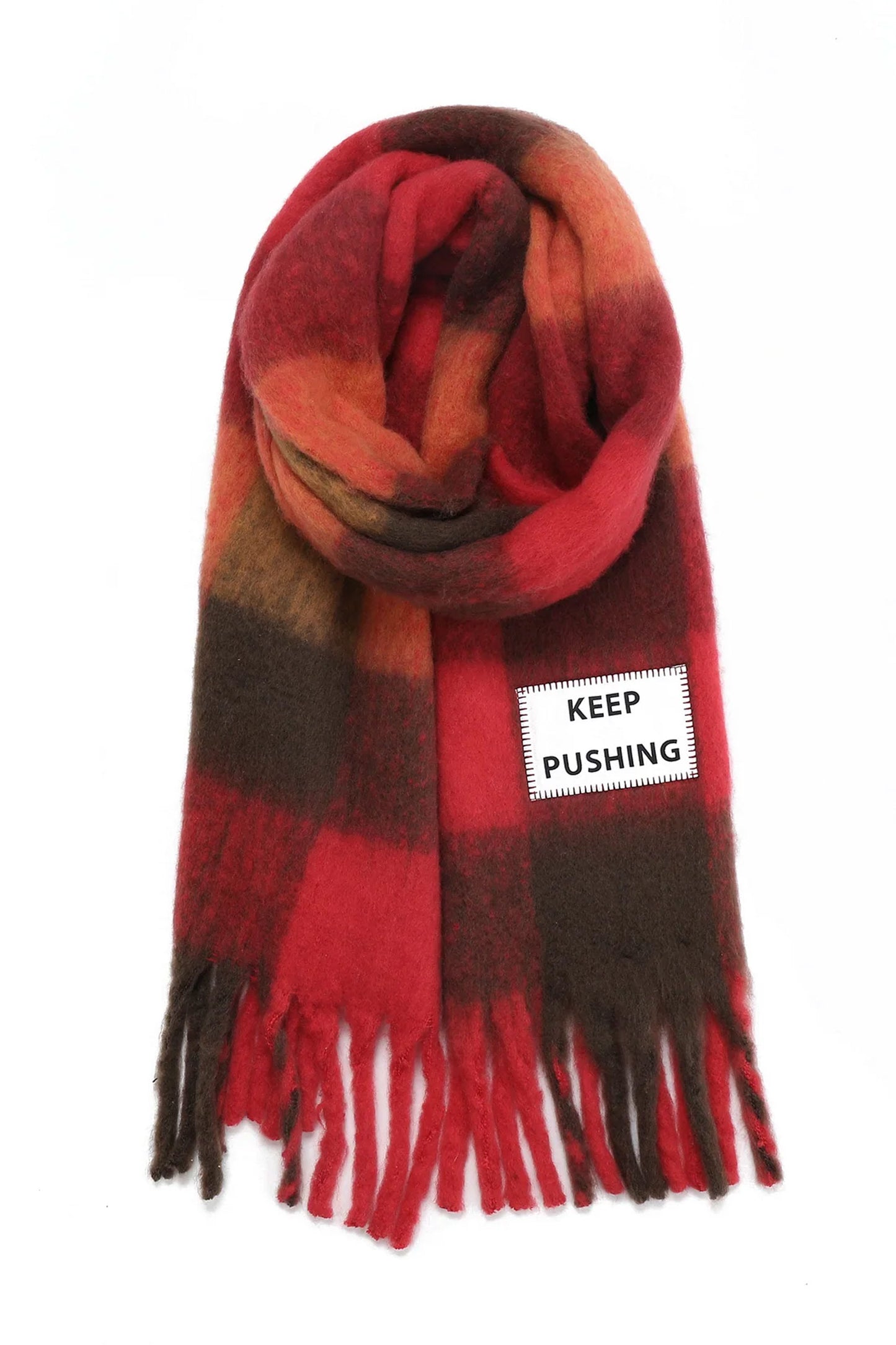 Verb To Do Pukas Surf Shop Keep Pushing oversized scarf statement winter wrap